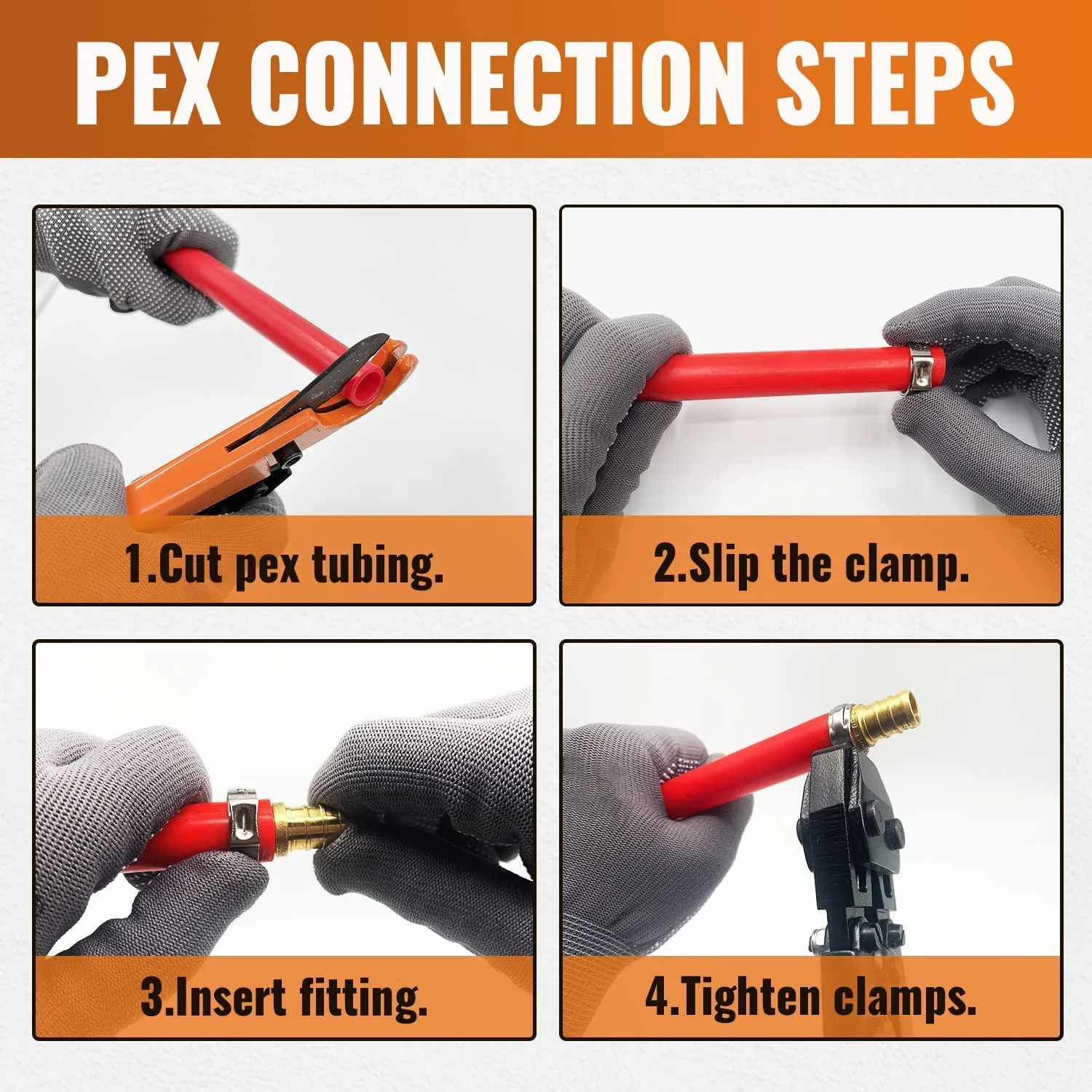 SUNGATOR 6-Pack PEX 3/4" x 1/2" NPT Female Threaded Adapter Crimp Fitting, No Lead Brass 3/4" x 1/2 ", 6 Pack - Image 7