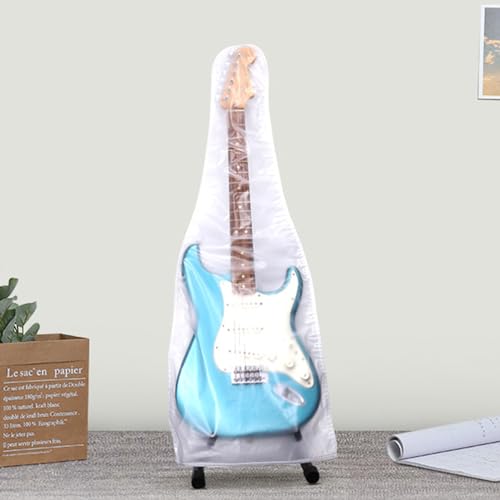 SUNGOOYUE Transparent Acoustic Electric Guitar Protector Sleeve Cover, Guitar Dust Cover Suitable for Acoustic Electric Guitar Bass - Image 2