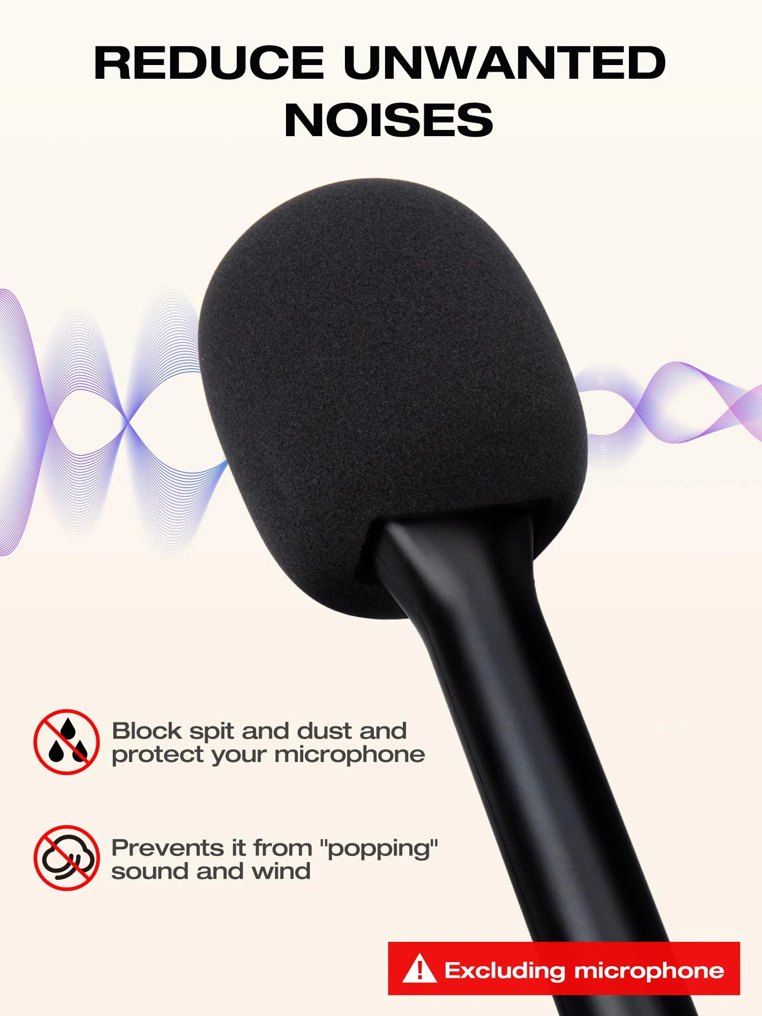SUNMON Handheld Wireless Mic Stand for Rode Wireless Mic, Holder for Rode Wireless Go 2/ Rode Wireless Pro, Rode Interview Microphone Adapter Handheld for Rode Wireless Go II/DJI and More (2 PACKS) - Image 5