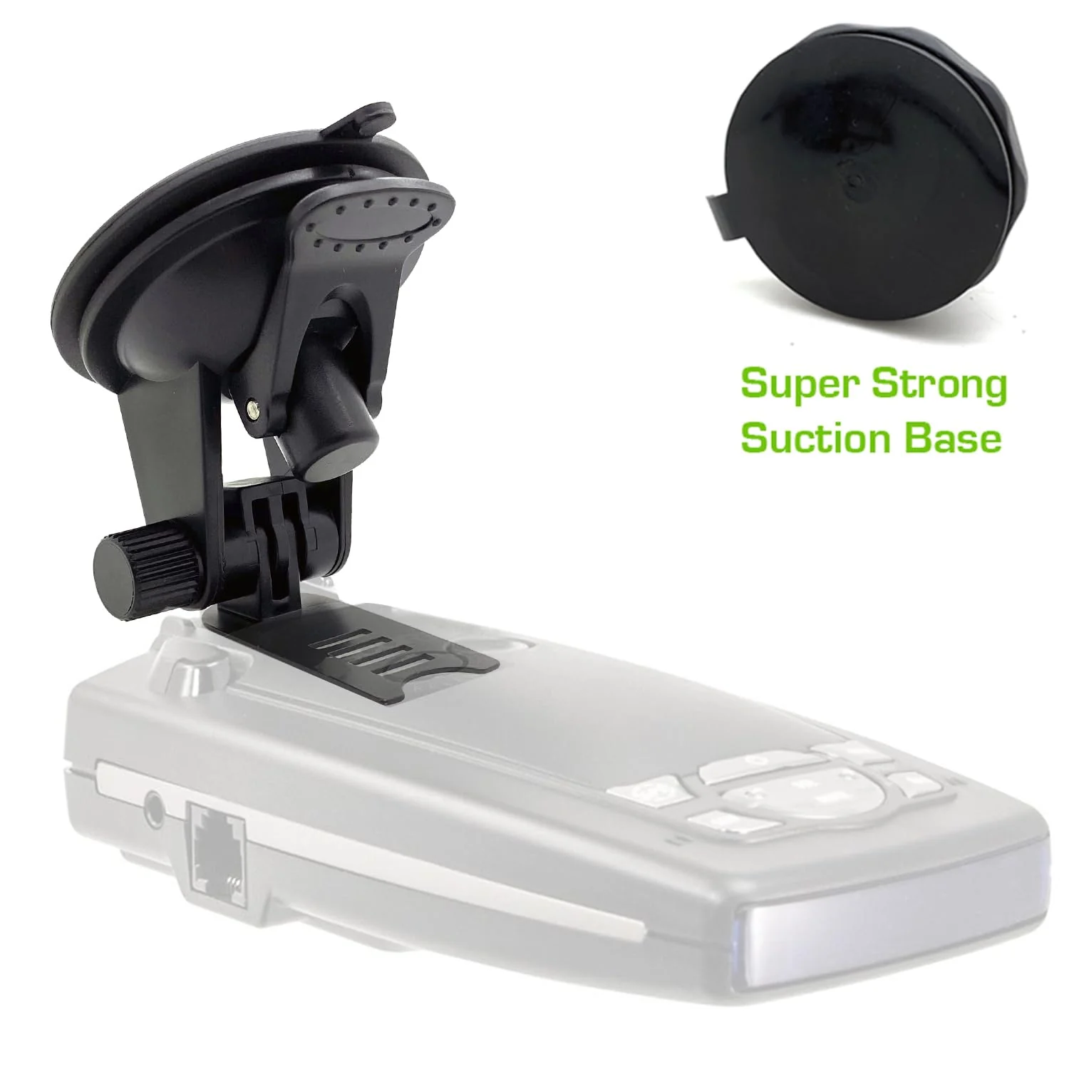 Super Suction Windshield Suction Cup Mount for Escort Passport X70 X80 S55 8500X50 8500 9500ix 9500 S55 Solo S2 S3 STi and Beltronics RX-65 Radar Detectors (Not for Escort IX & MAX Series) - Image 4