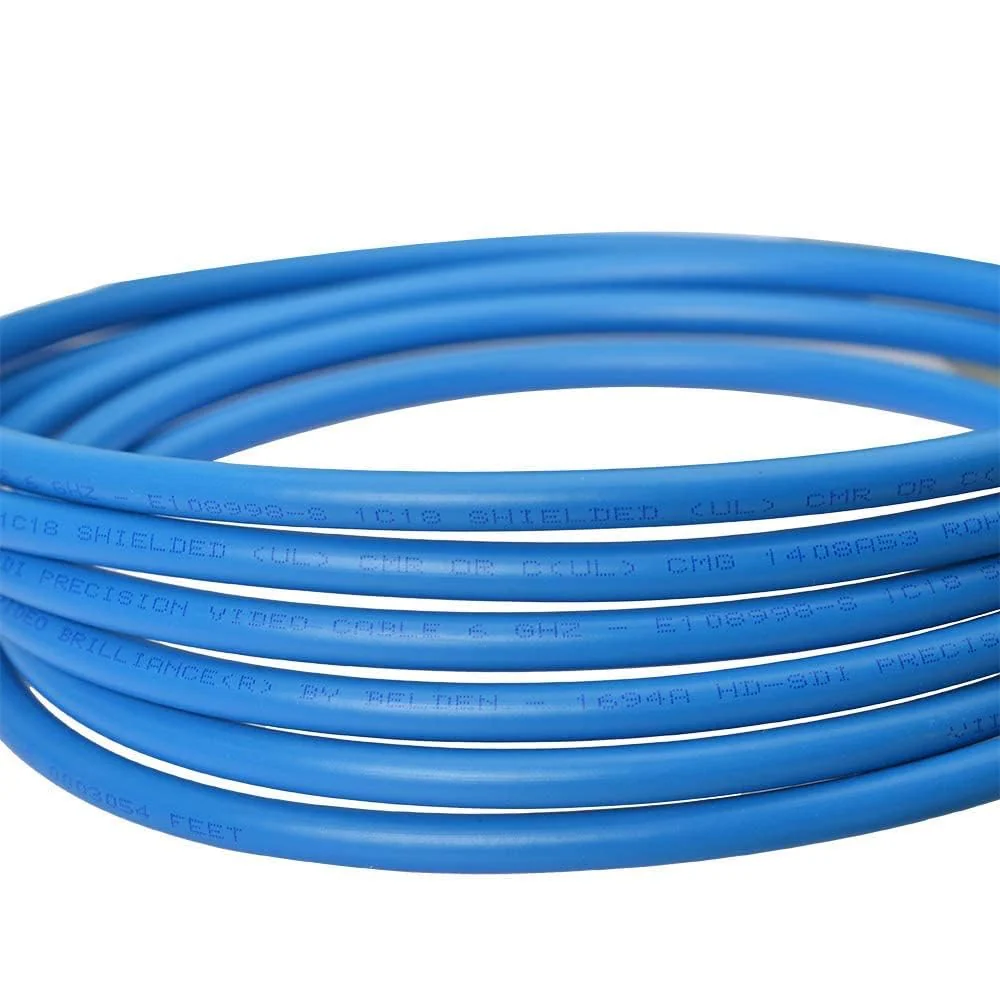 Superbat 3G/6G/12G SDI Cable Right Angle 2ft Short BNC Cable 75 Ohm Blue Belden 1694A Supports HD-SDI/3G-SDI/4K Video Monitor,Precision SDI BNC Jumper Right Angle Right Angle to Right Angle - Image 6