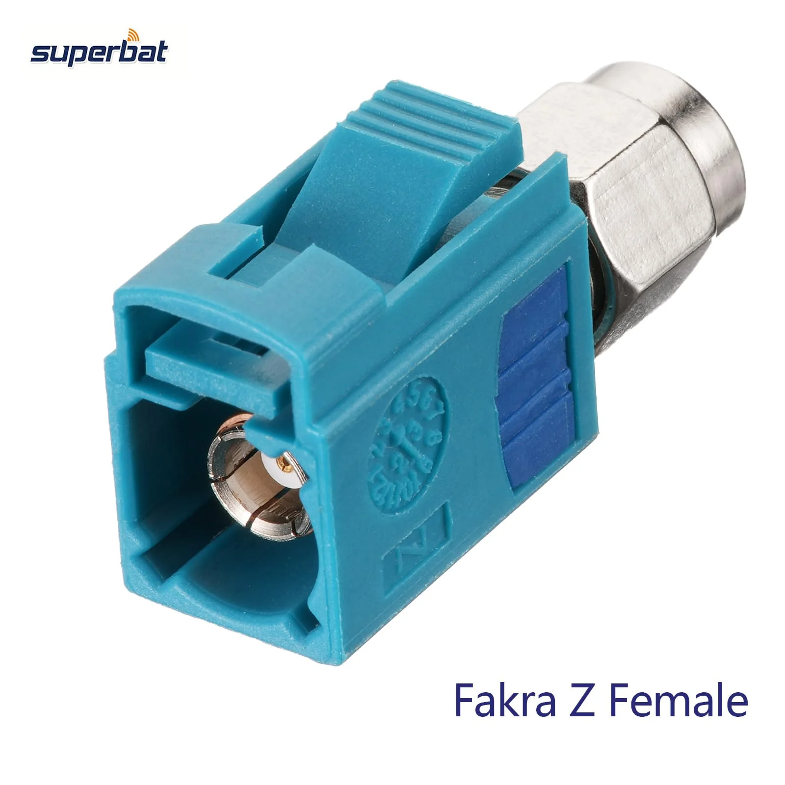 Superbat Fakra Z Female to SMA Male Adapter 2Pcs,Vehicle Antenna Adapter Connector for GPS Navigation Satellite Radios Car Stereo Android Head Unit 4G LTE Telematics Bluetooth Module Fakra to SMA Male - Image 2
