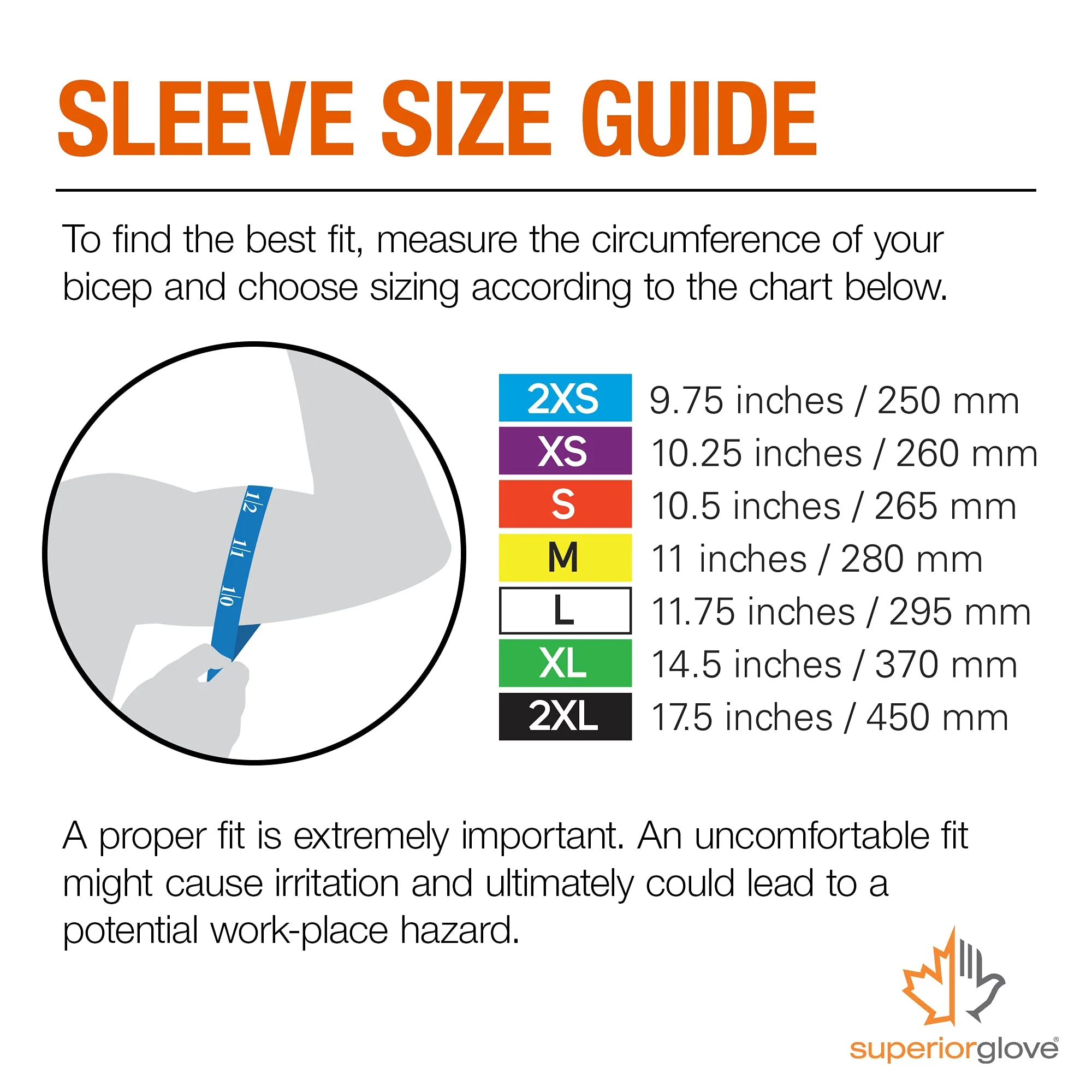 Superior Glove KTAG1T18T TenActivTM Grey Stay-Cool Cut-Resistant Sleeve 18" Length (Medium, With Thumbhole) Medium - Image 6