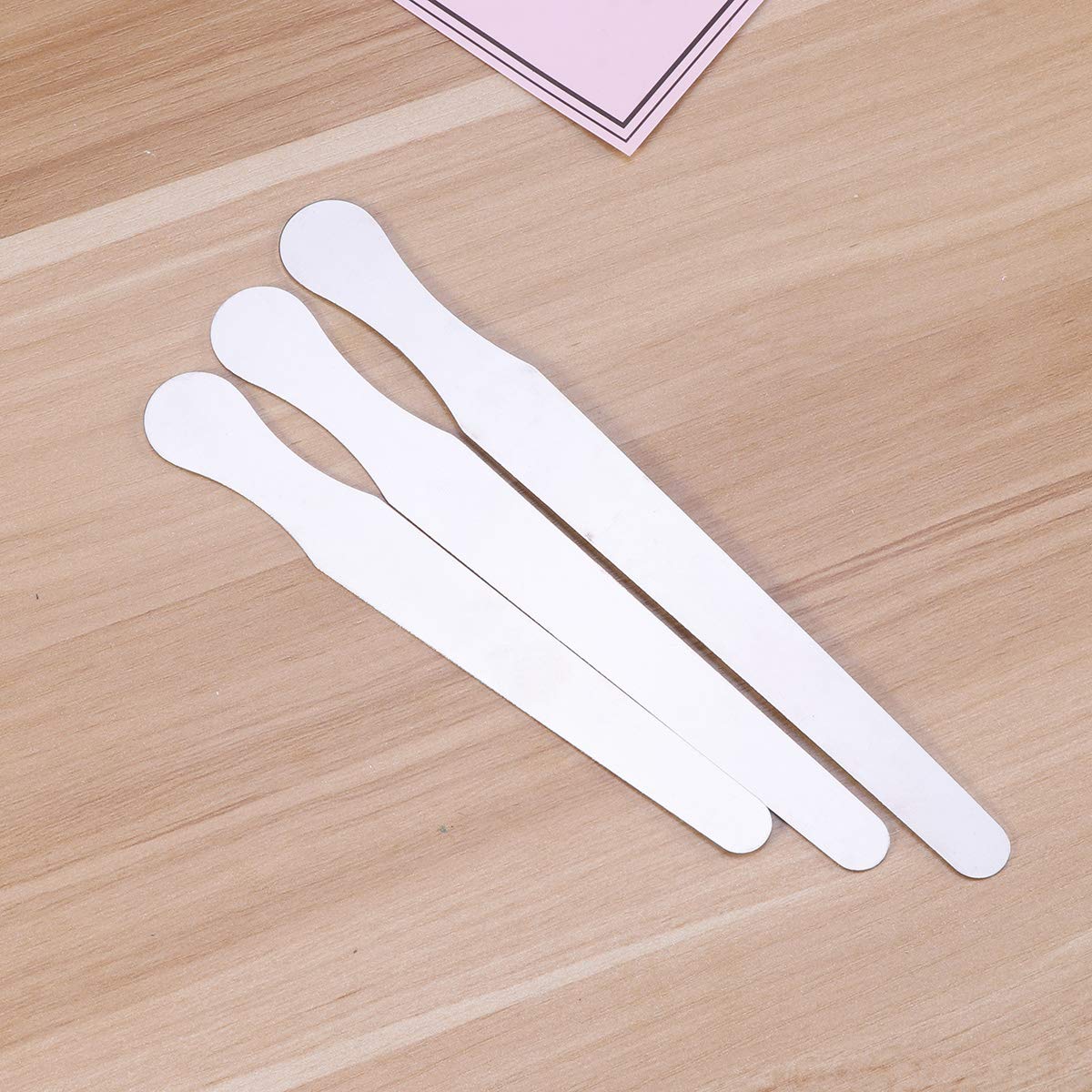 SuPVOX 3 x Stainless Steel Tongue Spatulas with Cheek and Lip Squeegee (14cm+16cm+18cm) - Image 3