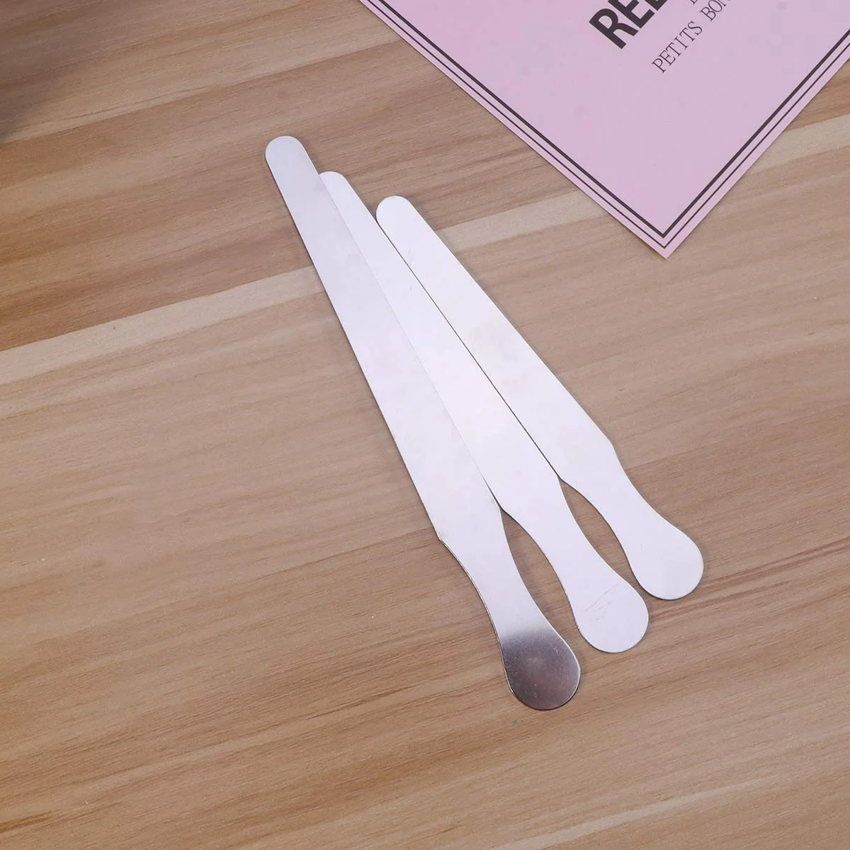 SuPVOX 3 x Stainless Steel Tongue Spatulas with Cheek and Lip Squeegee (14cm+16cm+18cm) - Image 4