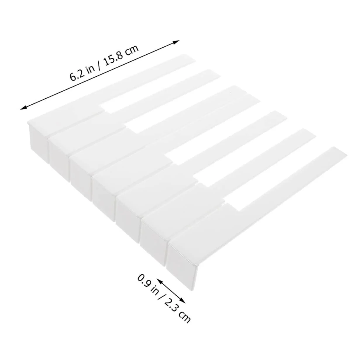 SUPVOX 52Pcs piano white piano key caps key veneers board new s board board accessories tops matte Instrument supplies Acrylic - Image 4