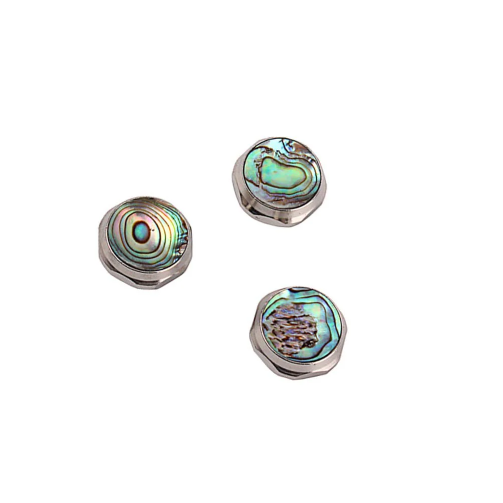 SUPVOX Abalone Button Set for Trumpet - 3Pcs Metal Finger Buttons Replacement - Durable and Craftsmanship for Trumpet Instrument Lovers - Image 3