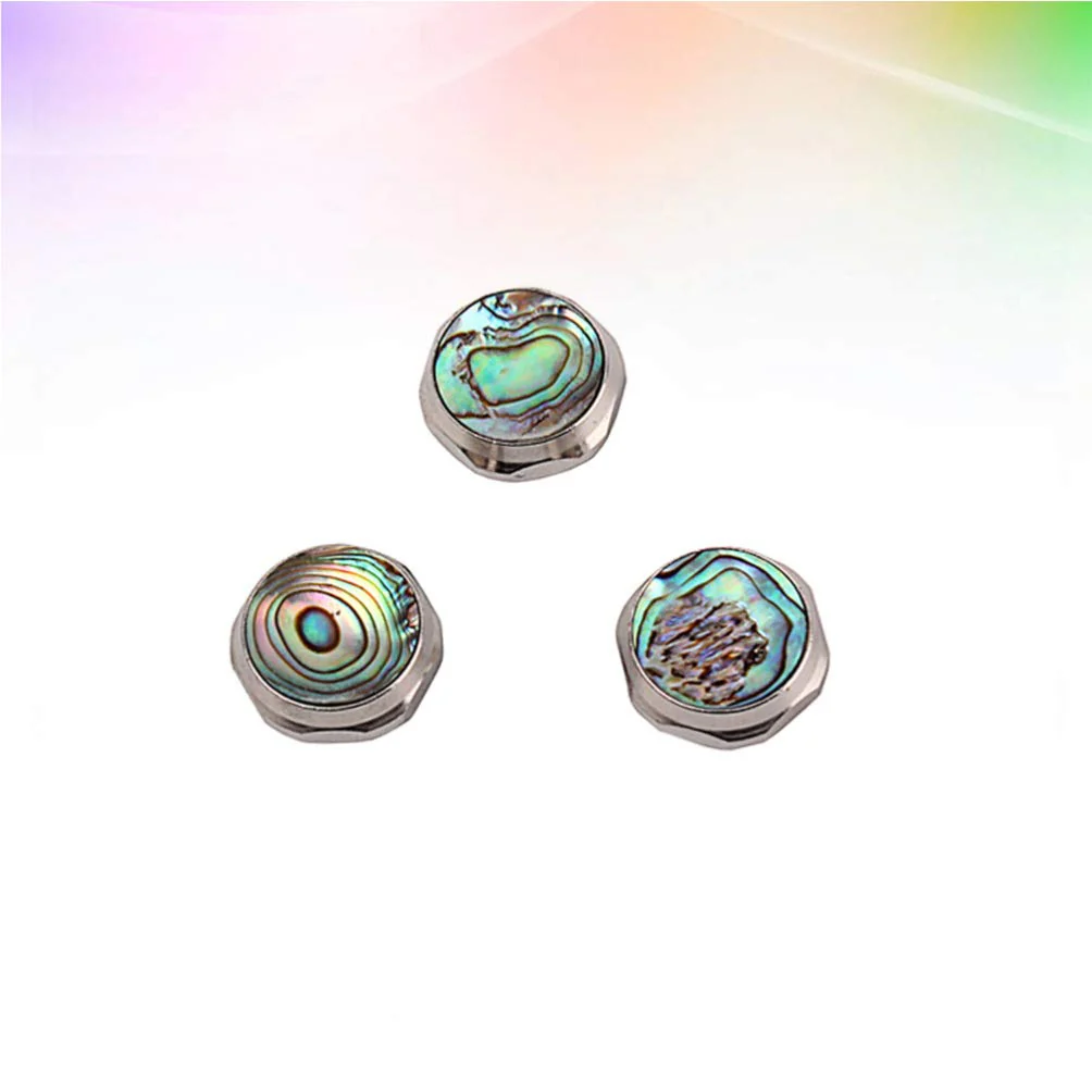 SUPVOX Abalone Button Set for Trumpet - 3Pcs Metal Finger Buttons Replacement - Durable and Craftsmanship for Trumpet Instrument Lovers - Image 5