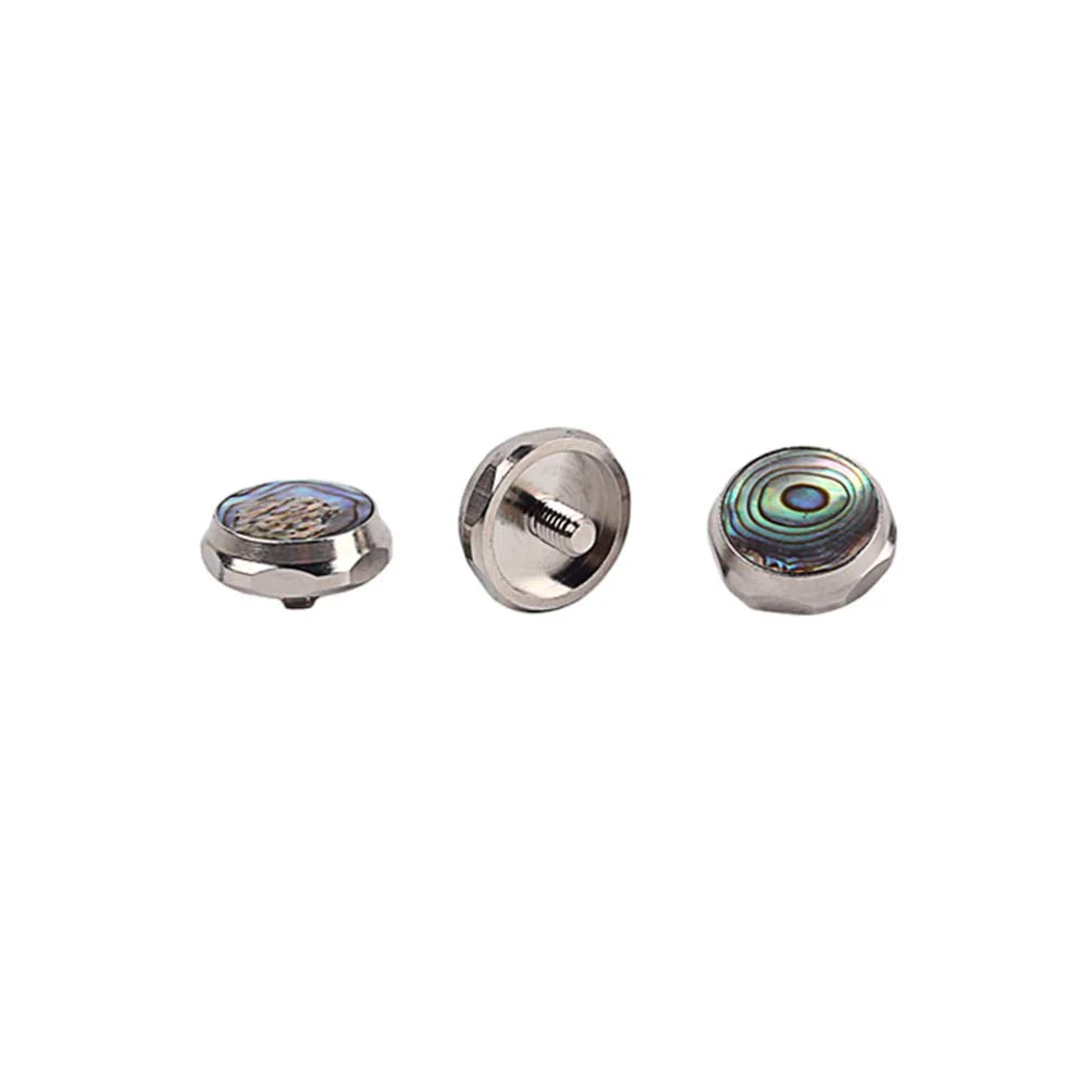 SUPVOX Abalone Button Set for Trumpet - 3Pcs Metal Finger Buttons Replacement - Durable and Craftsmanship for Trumpet Instrument Lovers - Image 6