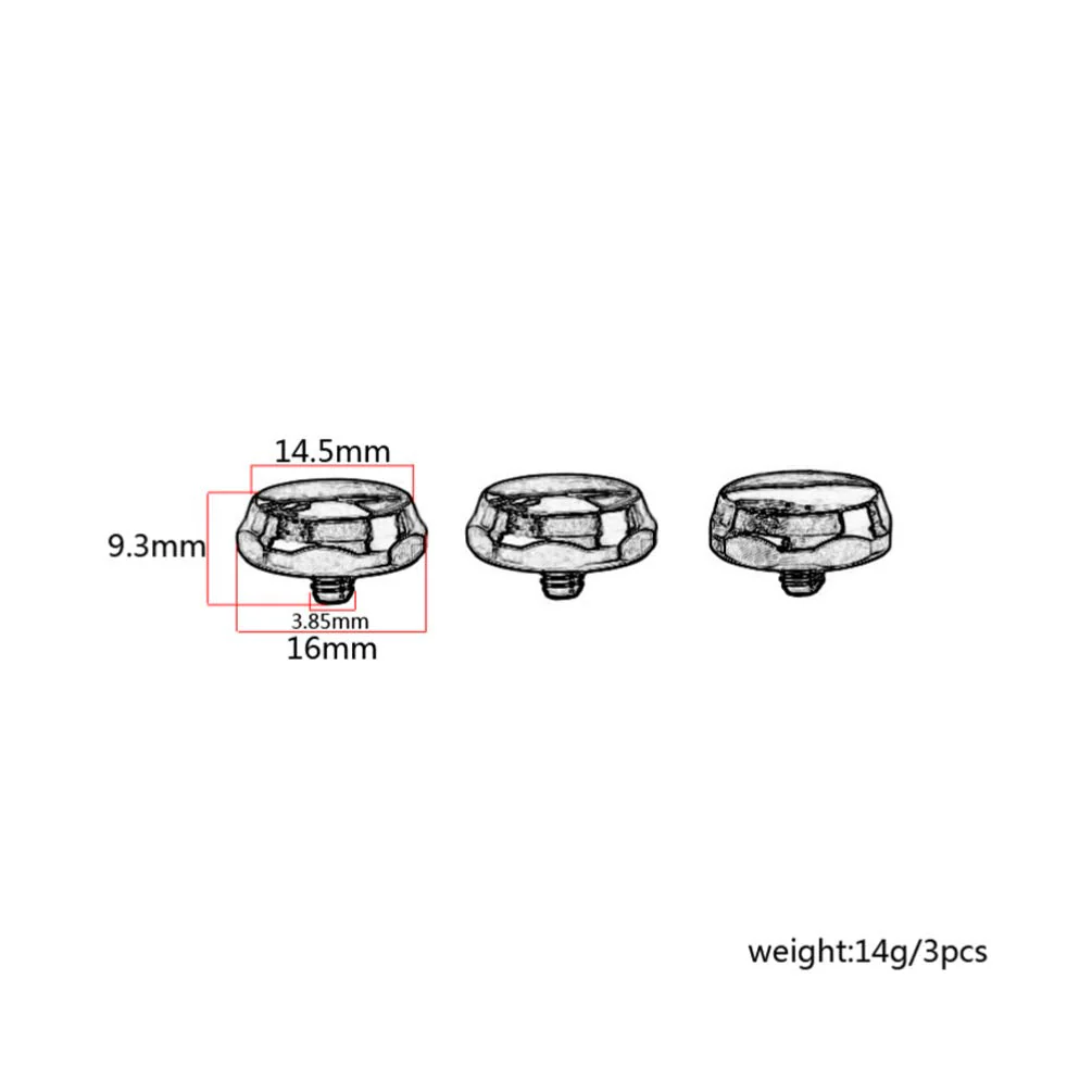 SUPVOX Abalone Button Set for Trumpet - 3Pcs Metal Finger Buttons Replacement - Durable and Craftsmanship for Trumpet Instrument Lovers - Image 8