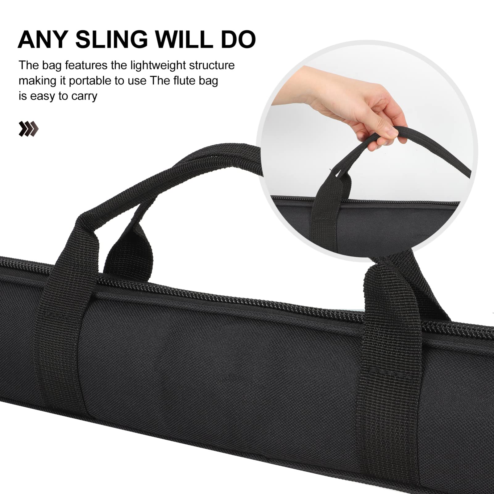 SUPVOX American Flute Flute Storage Bag Lightweight Flute Storage Case Flute Organizer Flute Carrying Pouch Trumpet Case - Image 4