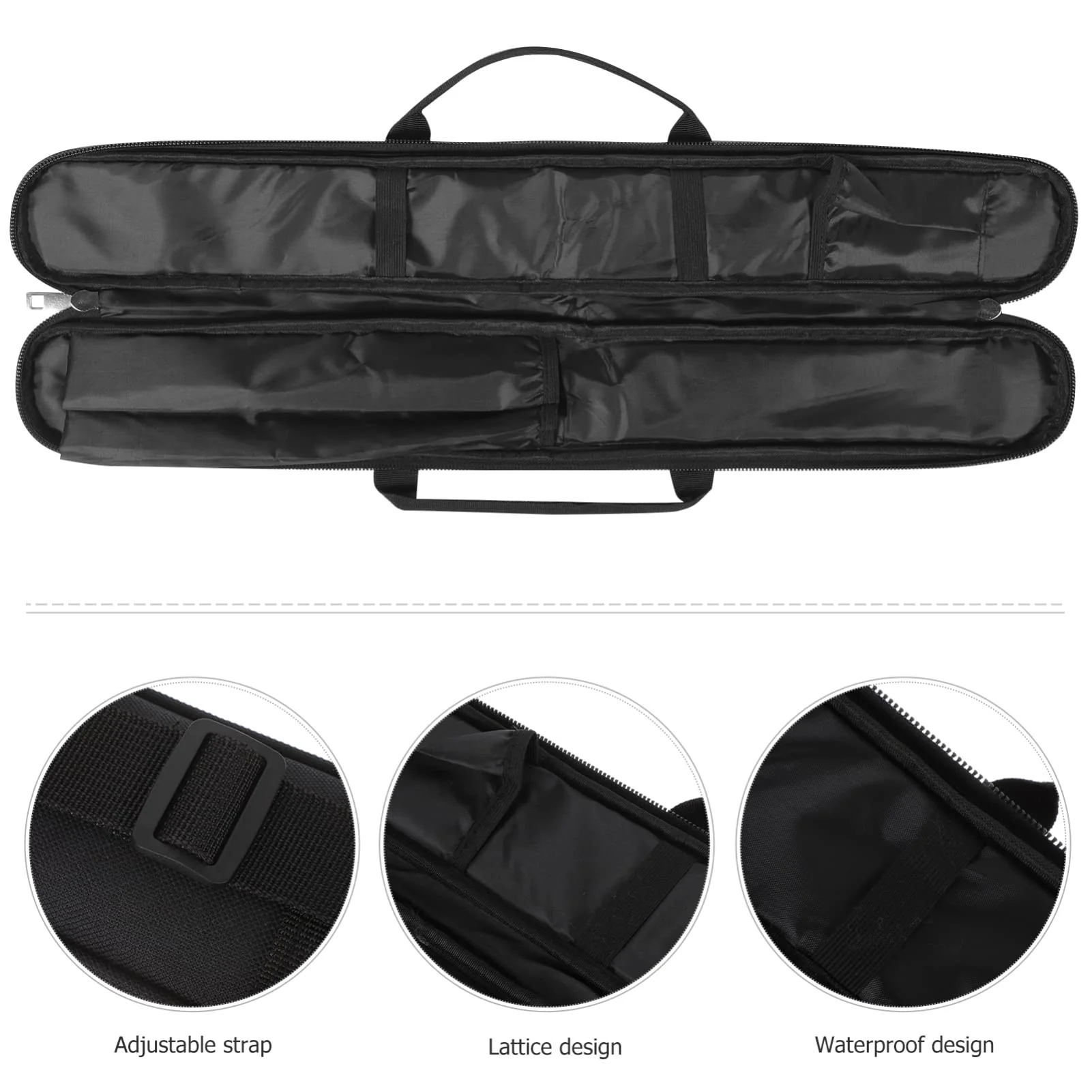 SUPVOX American Flute Flute Storage Bag Lightweight Flute Storage Case Flute Organizer Flute Carrying Pouch Trumpet Case - Image 9