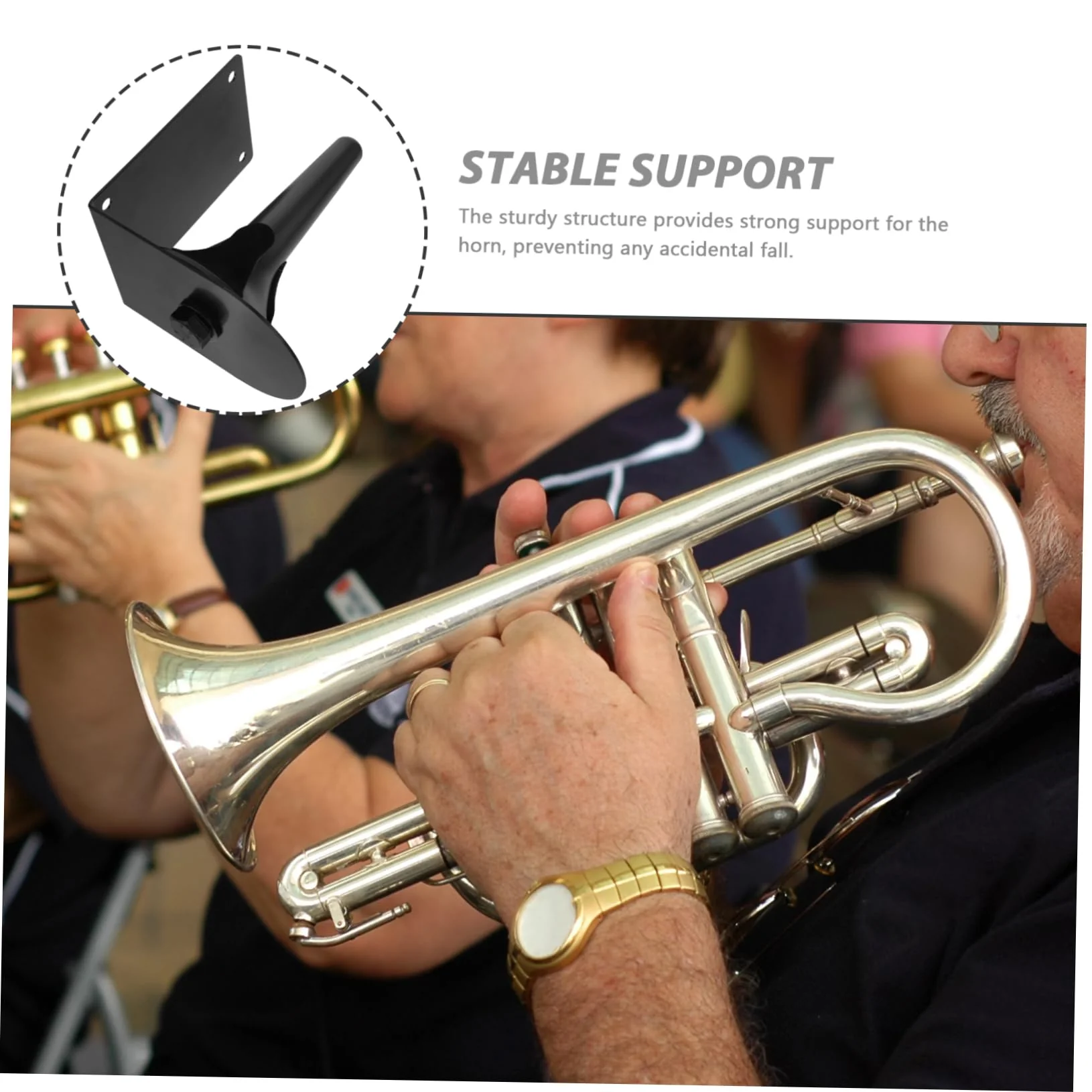 SUPVOX Clarinet Hanger Sax Storage Stand Clarinet Bracket Clarinet Stand Flute Storage Hanger Flutes Hanger Alto Saxophone Stand Flute Accessories Sax Holder Wall Mount Wall-mounted Metal - Image 4