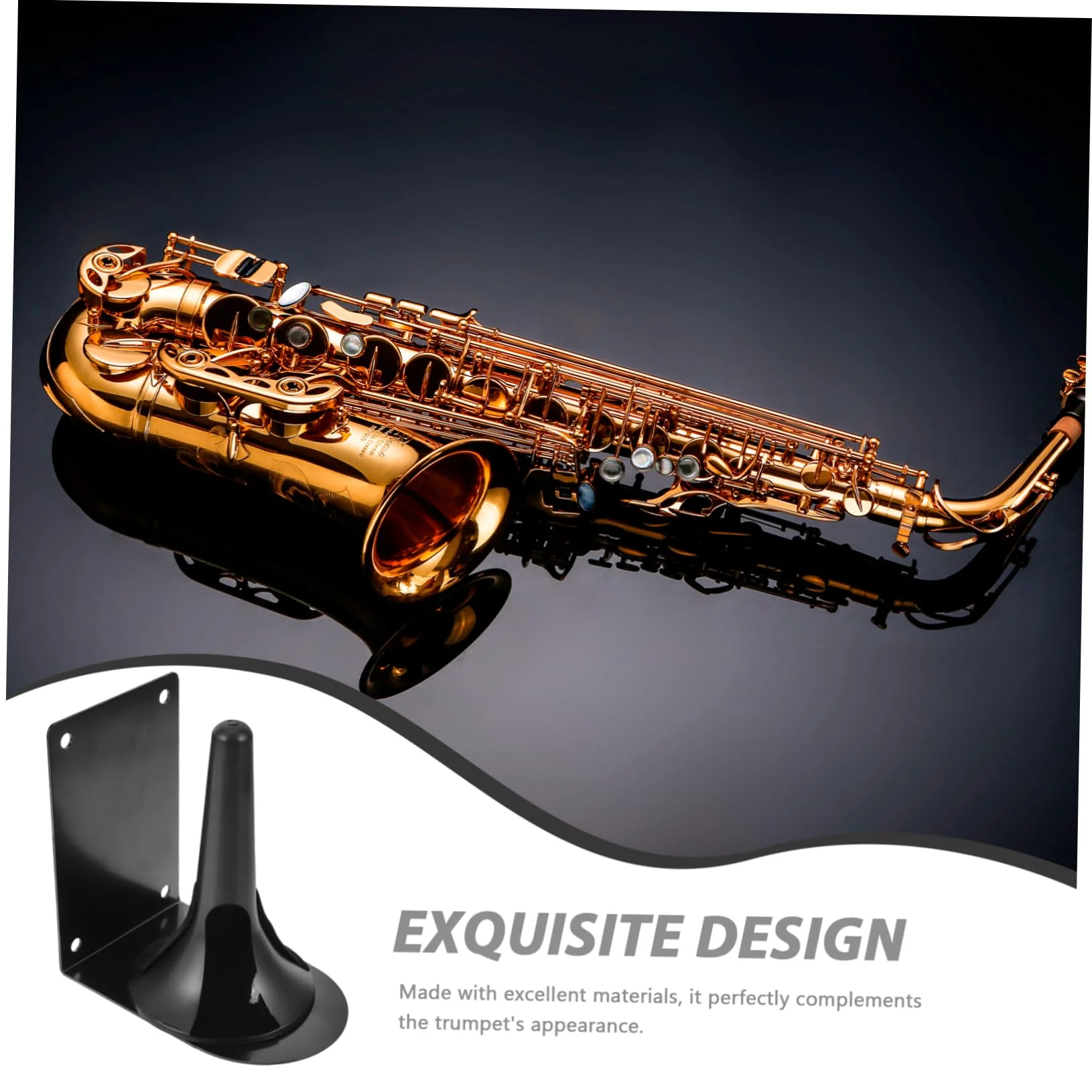 SUPVOX Clarinet Hanger Sax Storage Stand Clarinet Bracket Clarinet Stand Flute Storage Hanger Flutes Hanger Alto Saxophone Stand Flute Accessories Sax Holder Wall Mount Wall-mounted Metal - Image 9