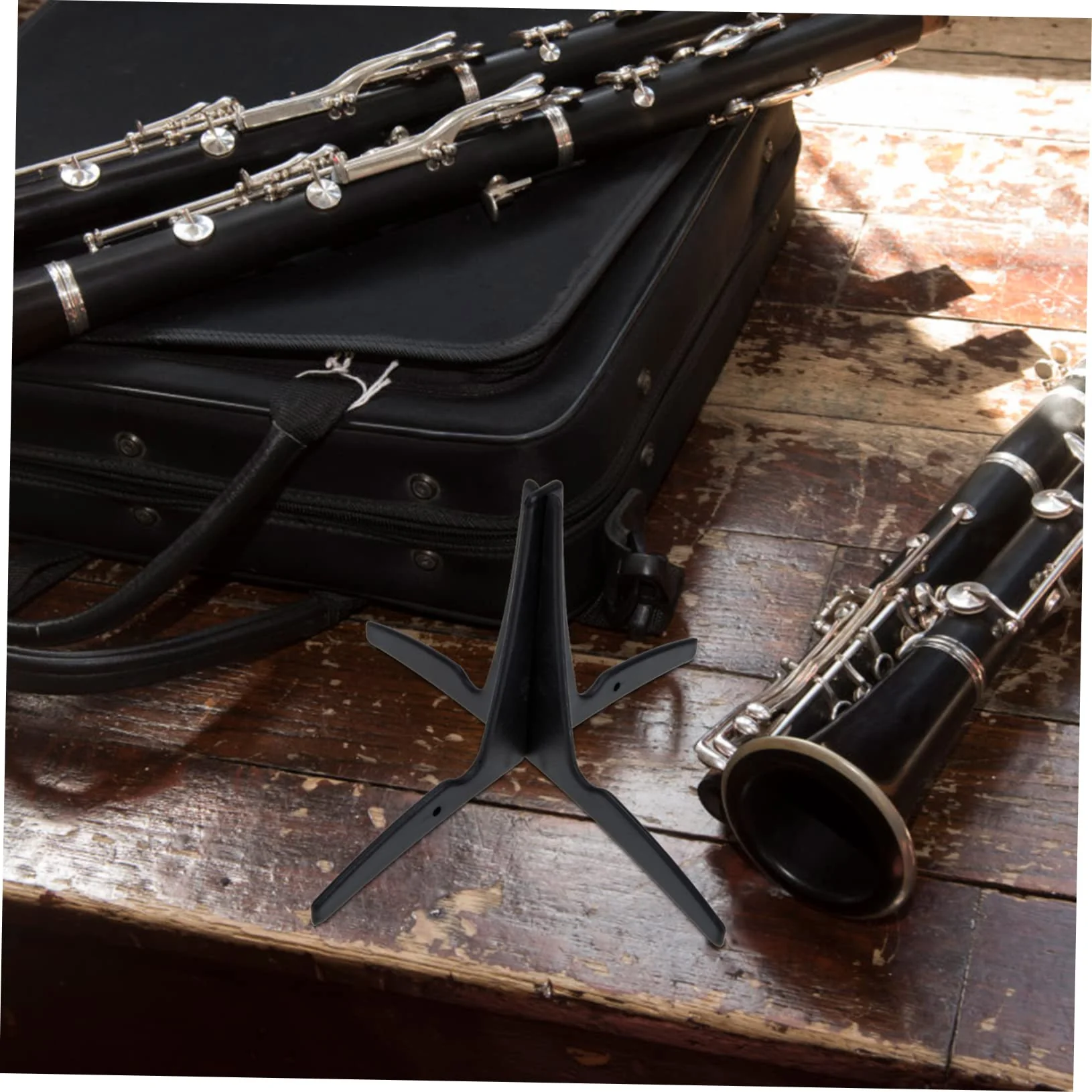 SUPVOX Clarinet Stand Desktop Stand Desktop Accessories Folding Bracket Soprano Sax Stand Cello Tail Rod Flute Stand Oboe Holder Stand Portable Clarinet Stand Clarinet Oboe Bracket Meter - Image 8