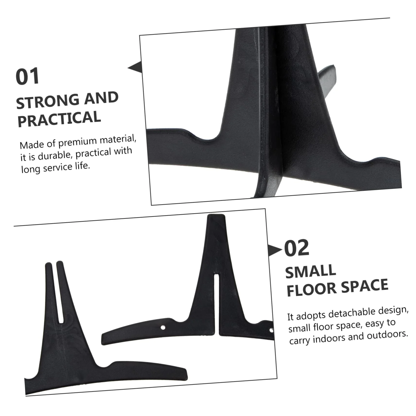 SUPVOX Clarinet Stand Desktop Stand Desktop Accessories Folding Bracket Soprano Sax Stand Cello Tail Rod Flute Stand Oboe Holder Stand Portable Clarinet Stand Clarinet Oboe Bracket Meter - Image 9