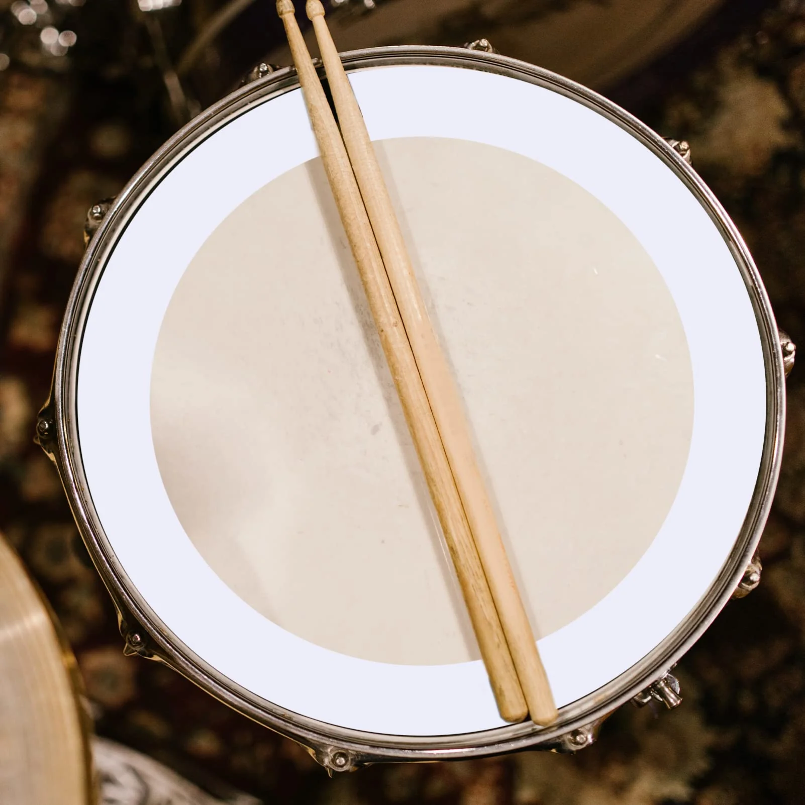SUPVOX Drum Ring Replacement 4pcs Drum Mufflers Dampening Drum Mute Rings Kit Snare Drum Ring Snare Drum Damperner Rings Silencer Percussion Accessories White 10/12/ 14/ 16inch Home Drum Parts White1 - Image 2