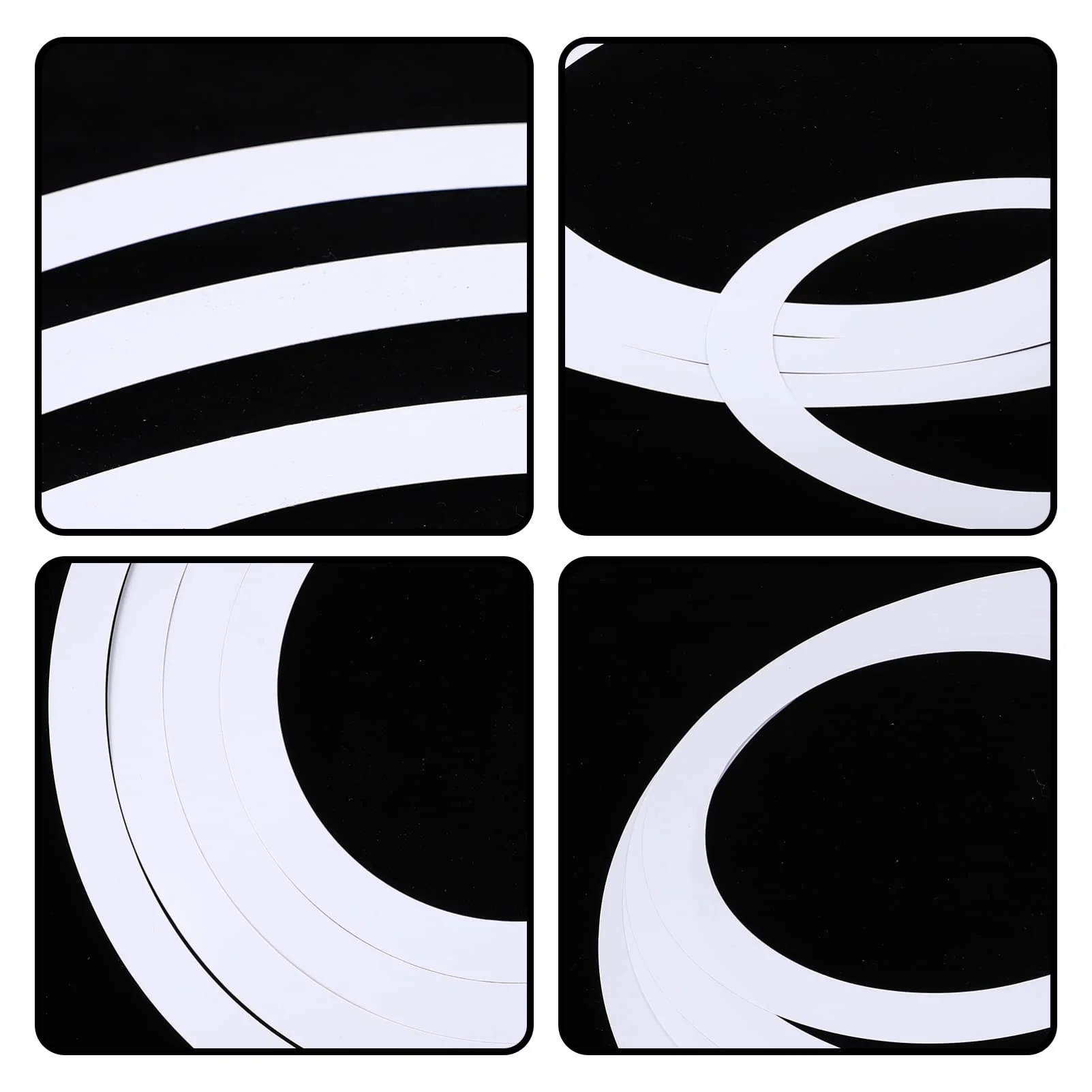 SUPVOX Drum Ring Replacement 4pcs Drum Mufflers Dampening Drum Mute Rings Kit Snare Drum Ring Snare Drum Damperner Rings Silencer Percussion Accessories White 10/12/ 14/ 16inch Home Drum Parts White1 - Image 5