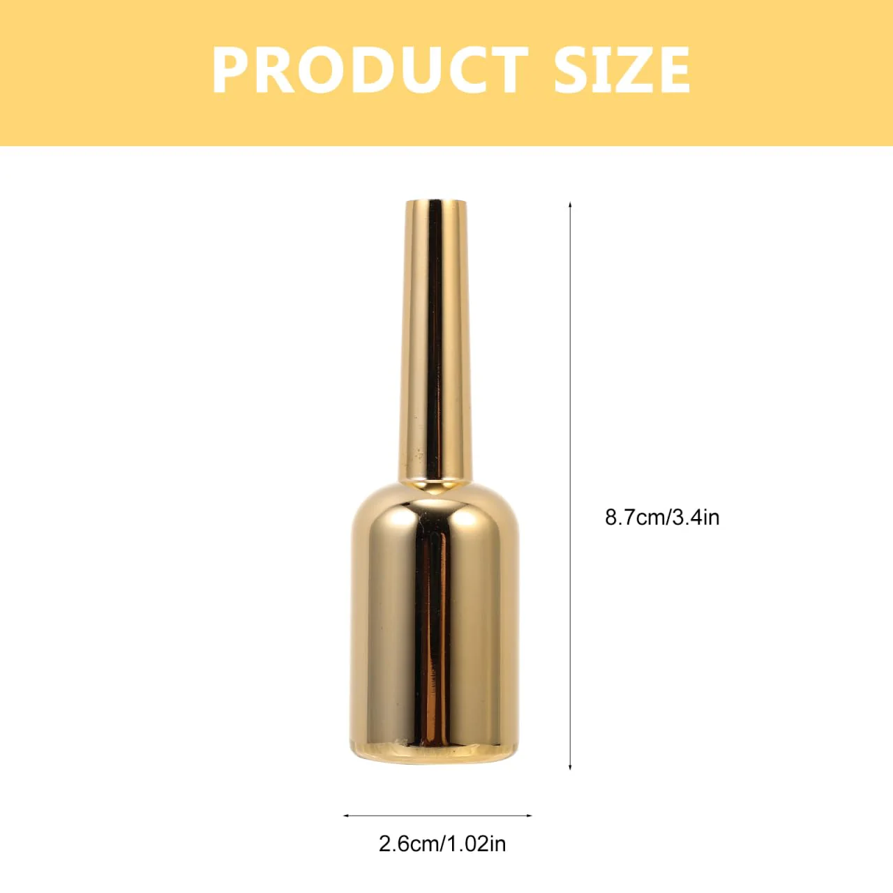 SUPVOX Gold-Plated Trumpet Mouthpiece 3.42X1.02 Inch Professional Brass Instrument Accessory Replacement Part for Elegant Sound and Comfortable Play 8.7X2.6X2.6CM 3C - Image 6