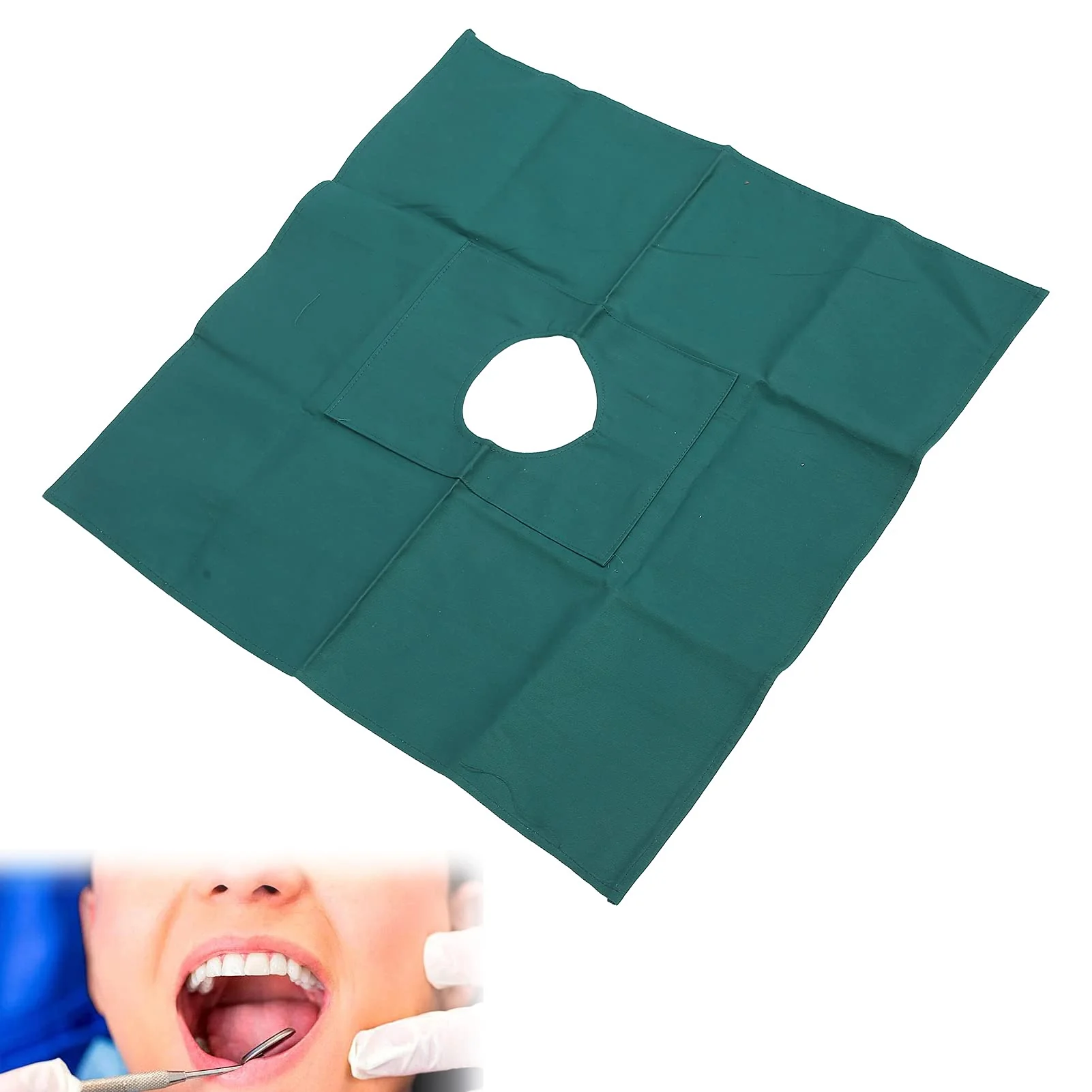 Surgical Cover Cloth, Safe Environmentally Friendly Cotton Tooth Surgical Cloths Hygienic for Dental Clinics - Image 2
