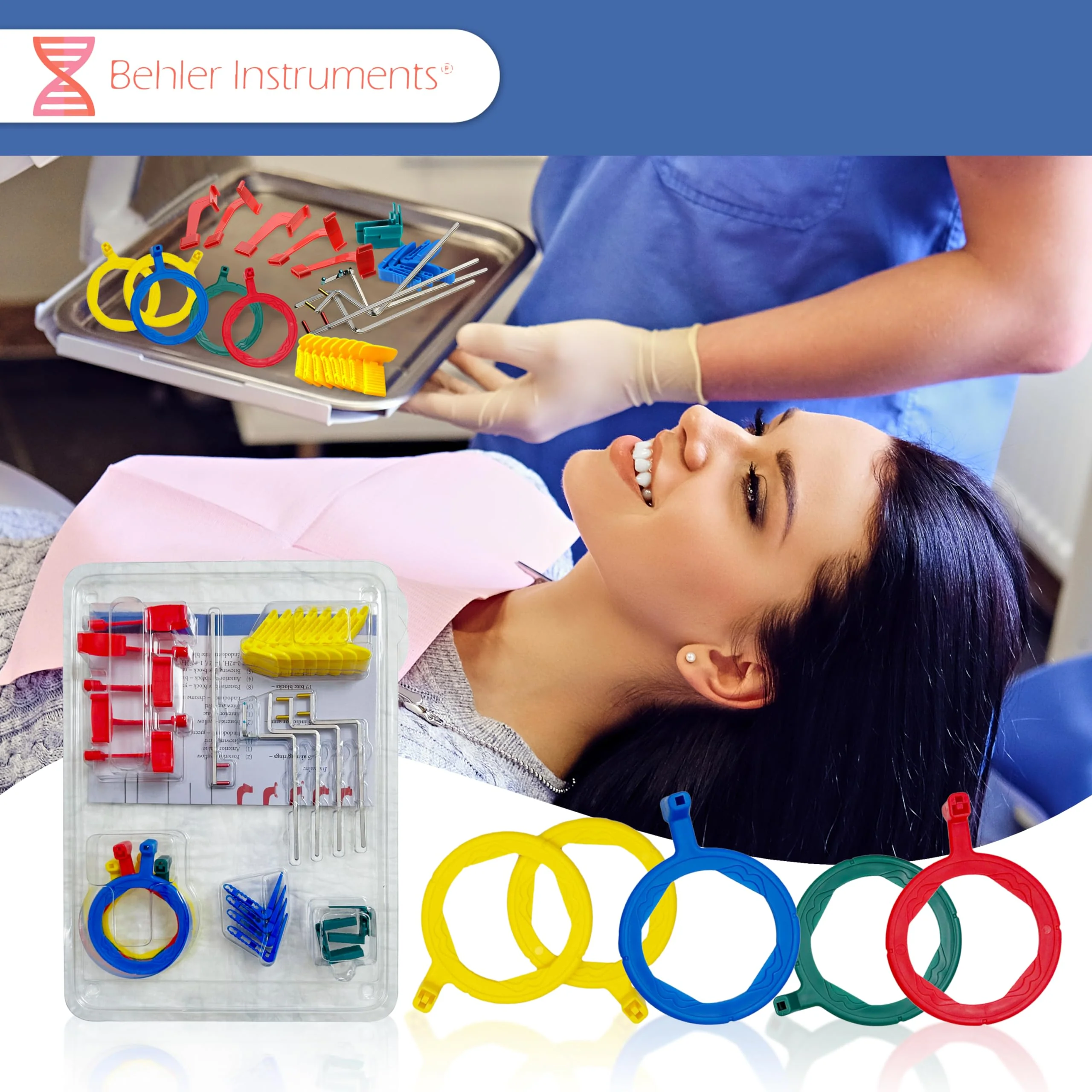 SURGICALMED - Complete Dental X-ray Positioning System FPS 3000 XCP Intraoral Type, Parallel X-Ray Rings - Intraoral Positioners - Dental Material - Dental X-ray Positioner - Image 2