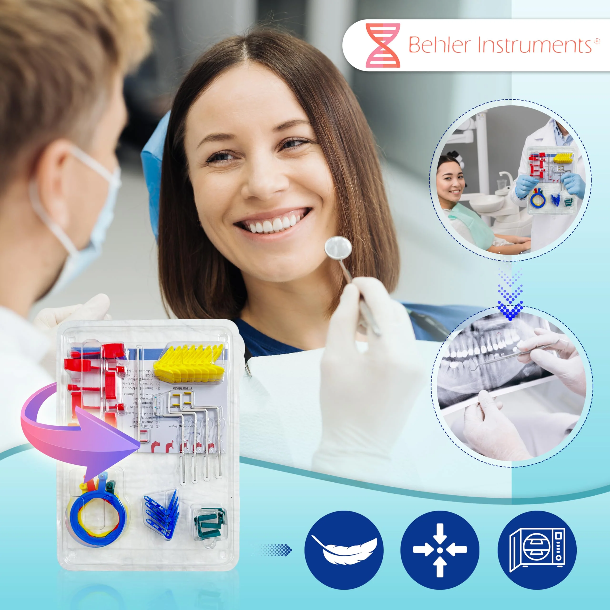 SURGICALMED - Complete Dental X-ray Positioning System FPS 3000 XCP Intraoral Type, Parallel X-Ray Rings - Intraoral Positioners - Dental Material - Dental X-ray Positioner - Image 4