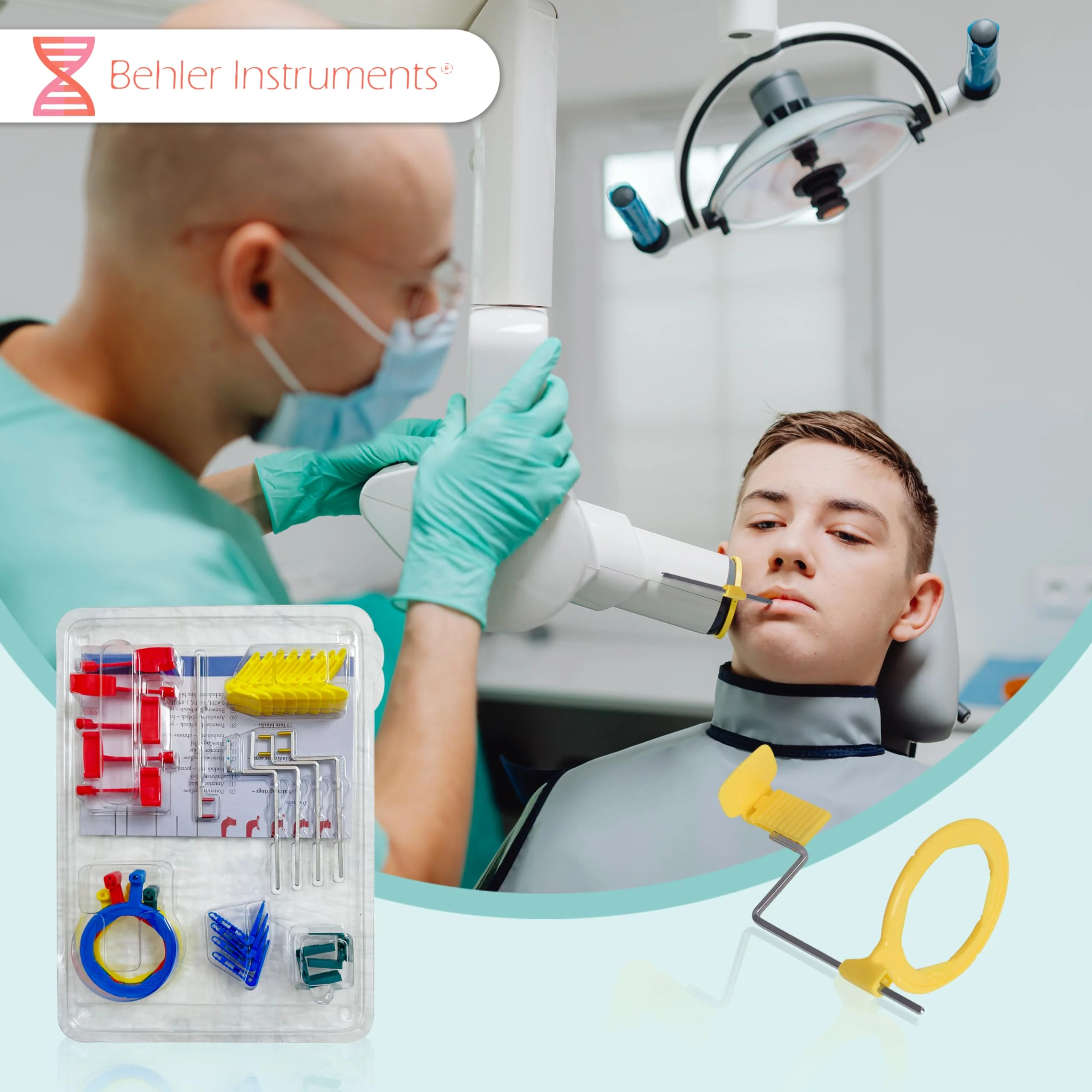 SURGICALMED - Complete Dental X-ray Positioning System FPS 3000 XCP Intraoral Type, Parallel X-Ray Rings - Intraoral Positioners - Dental Material - Dental X-ray Positioner - Image 5