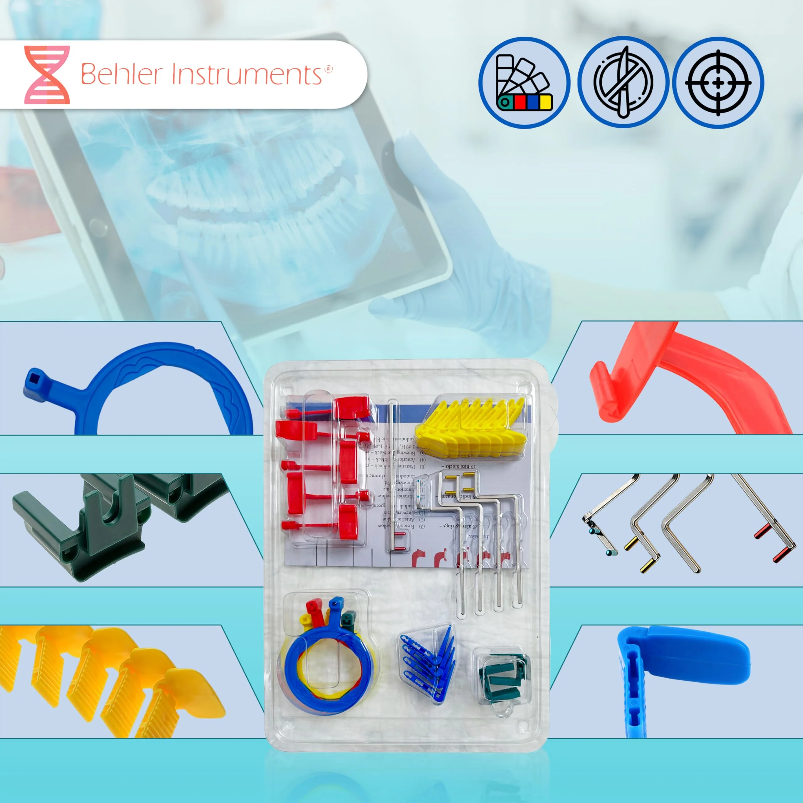 SURGICALMED - Complete Dental X-ray Positioning System FPS 3000 XCP Intraoral Type, Parallel X-Ray Rings - Intraoral Positioners - Dental Material - Dental X-ray Positioner - Image 7