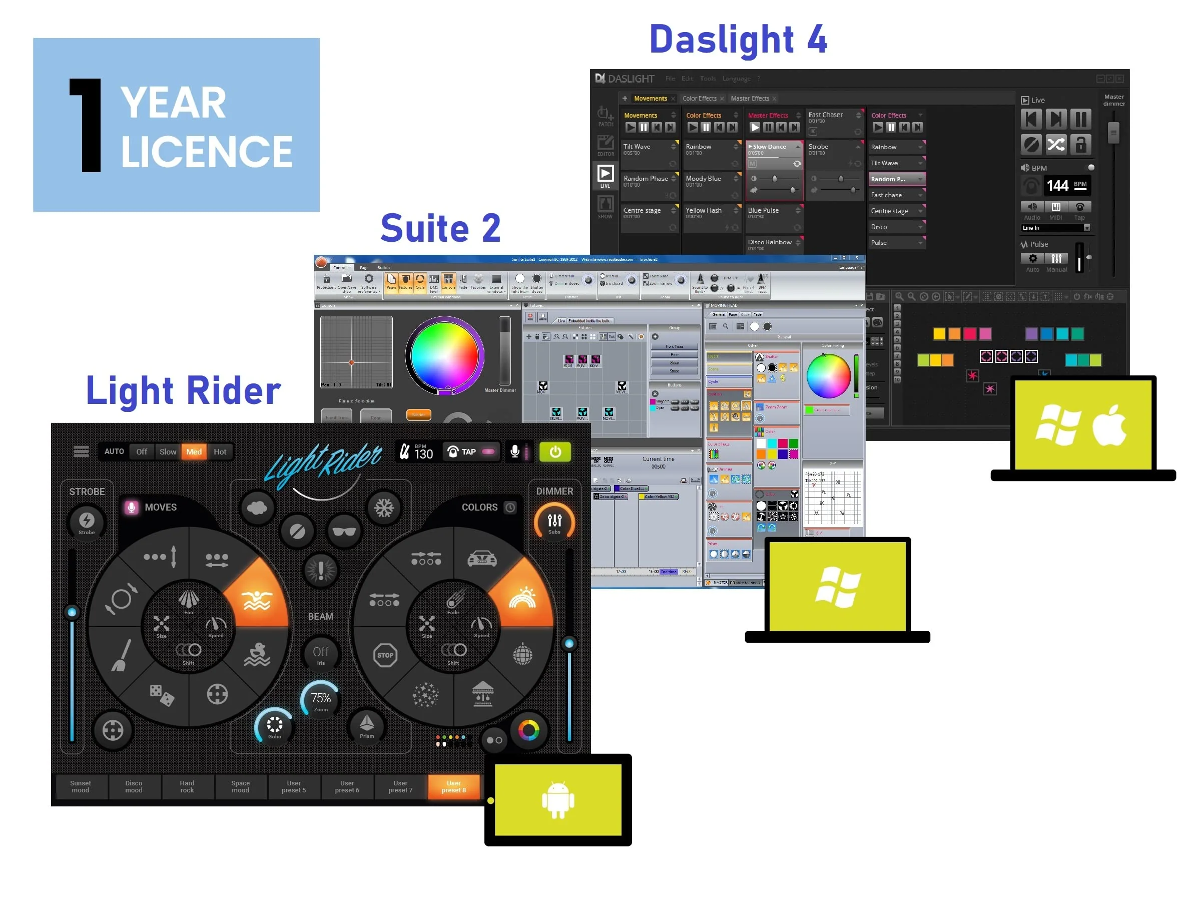Sushi-Z1 DMX Lighting Controller - LED Lighting Control - Stage Light Controller - Image 3