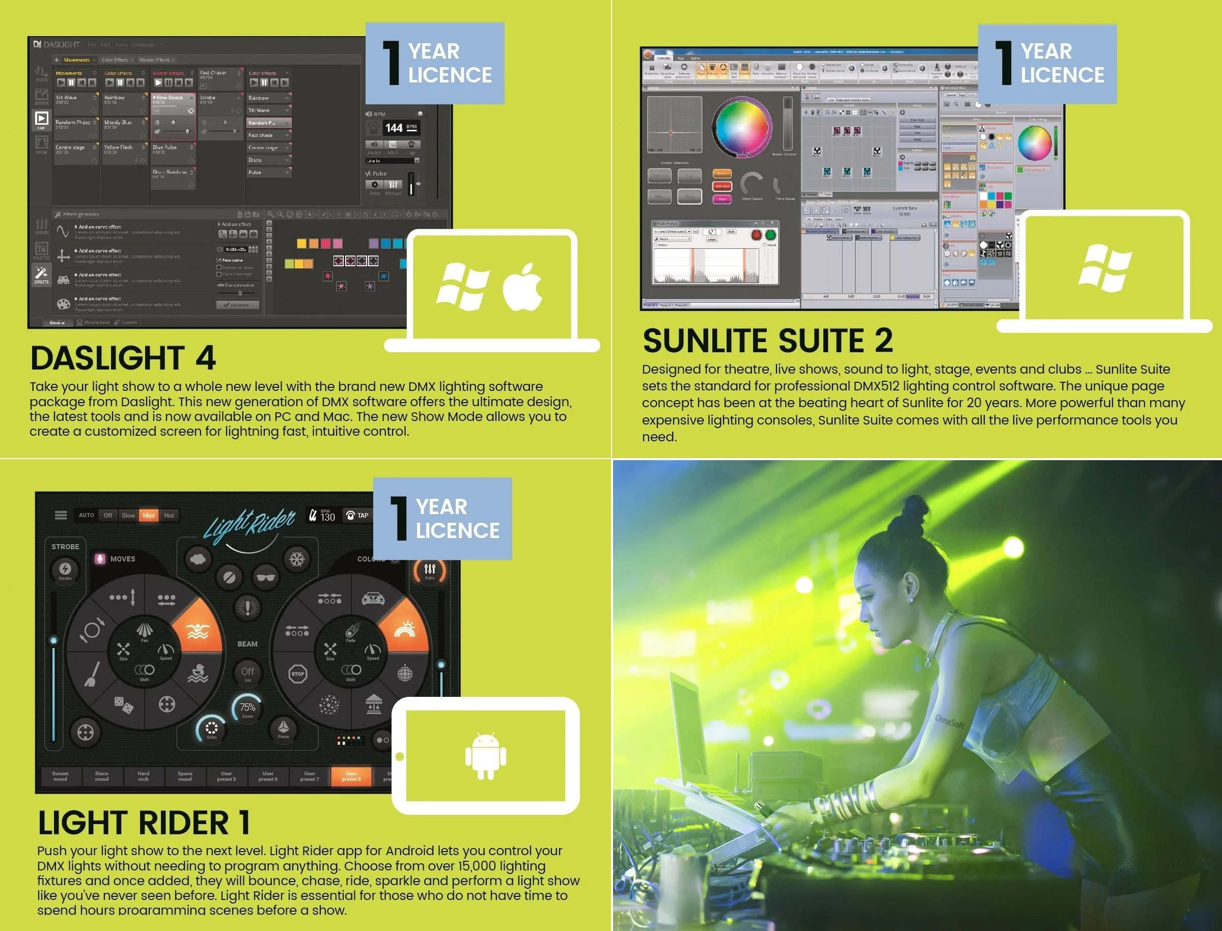 Sushi-Z1 DMX Lighting Controller - LED Lighting Control - Stage Light Controller - Image 8