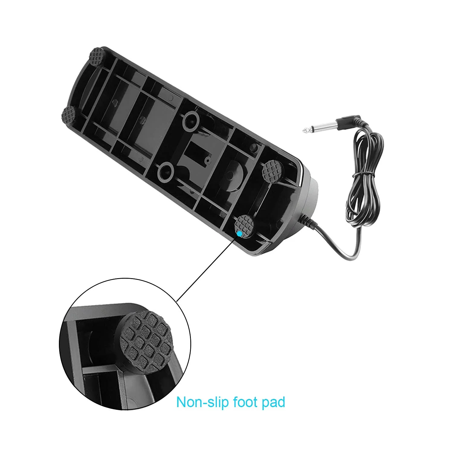 Sustain Pedal, Professional Damper Foot Pedal, Universal Piano Foot Pedal for Piano Midi Electronic Keyboards - Image 3