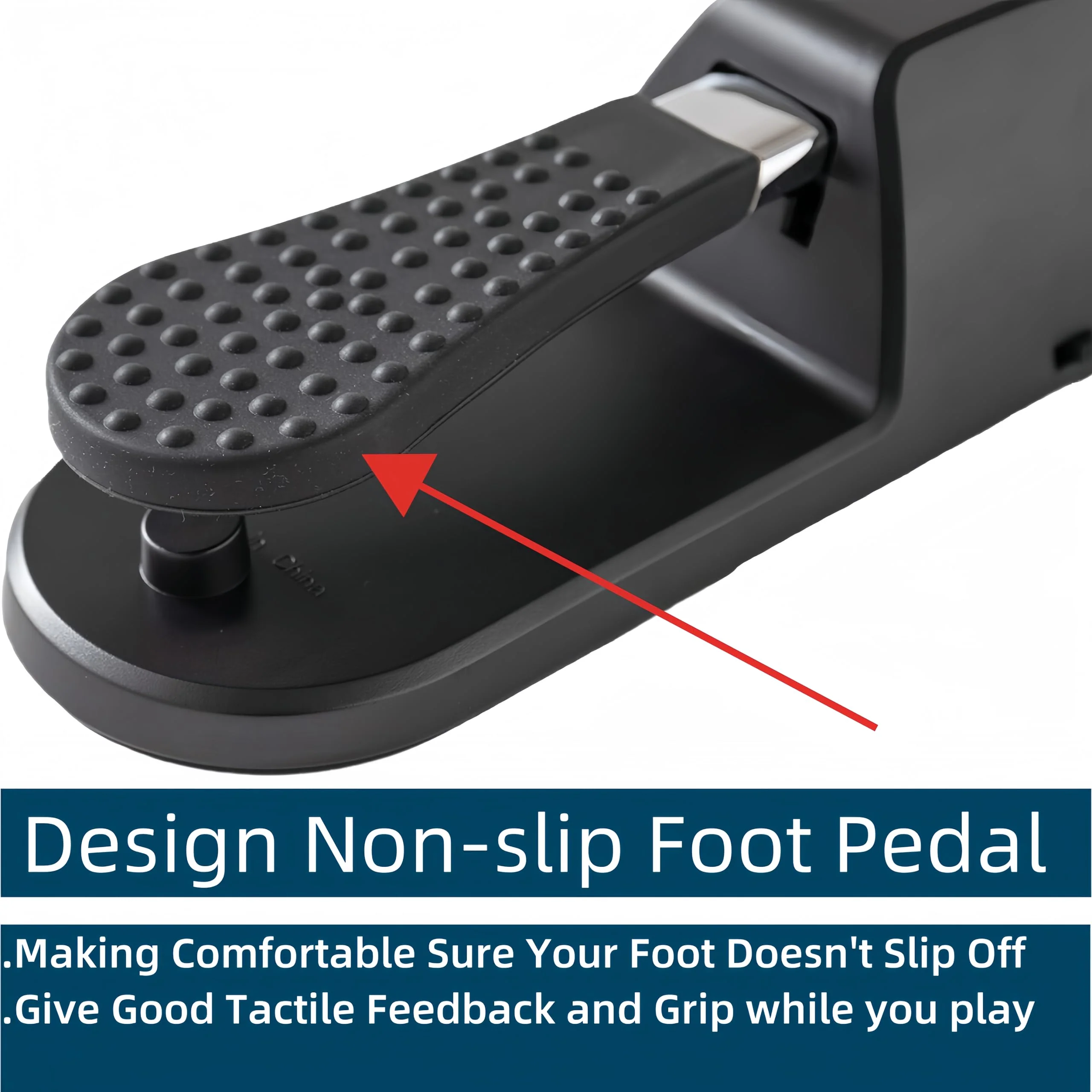 Sustain Pedal Univerdal for Keyboard with Polarity Switch for Yamaha Casio Roland Korg Behringer Moog Piano Midi Electronic keyboards Style Piano Foot Pedal (Upgrade Version) Upgrade Version - Image 4