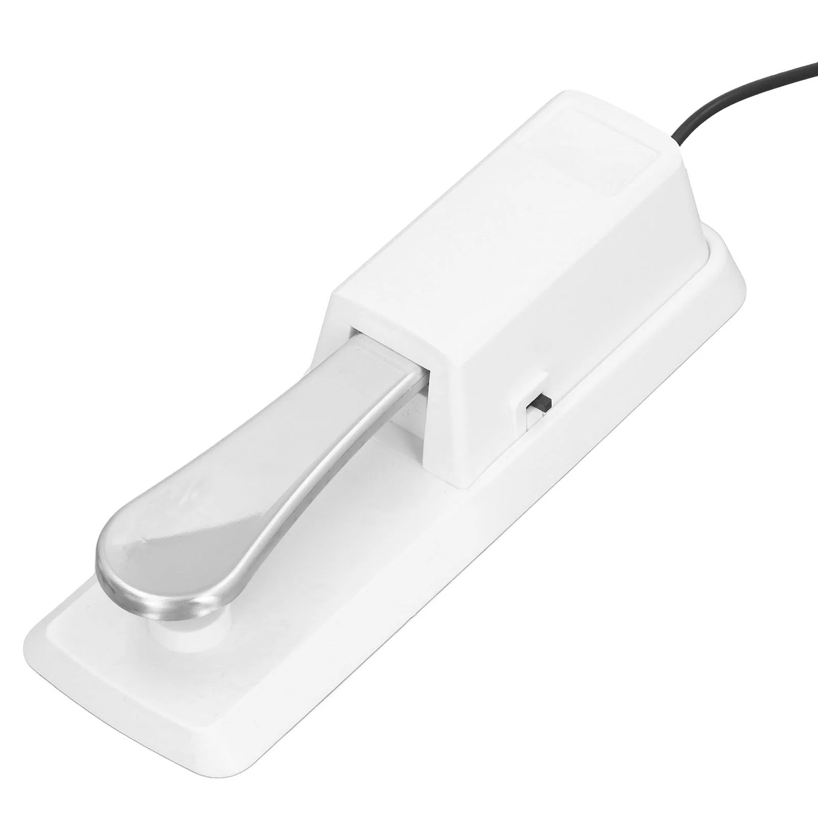 Sustain Pedal, Universal Keyboard Sustain Pedal with 1/4in (6.35mm) Input Plug & Anti Slip Rubber Bottom, Piano Foot Pedal for Digital Piano, Electronic Keyboard, MIDI White - Image 9