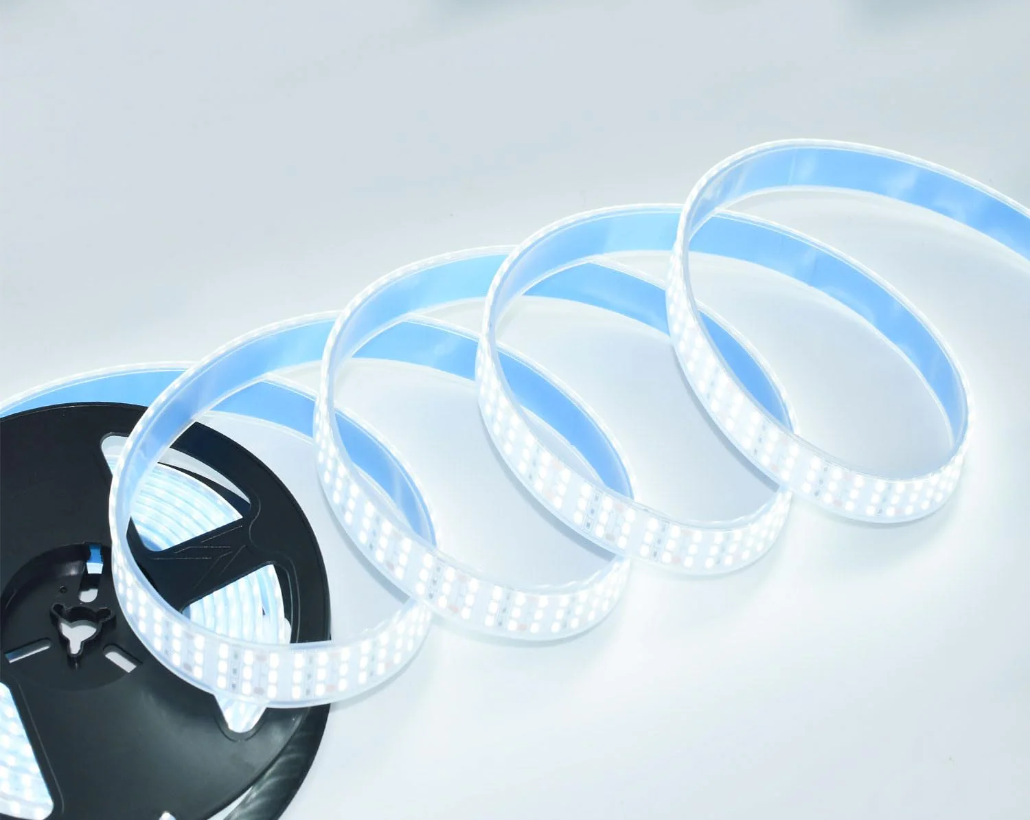SUYOOULIN LED Strip Lights, 16.4ft Dimmable DC 12V SMD 2835 Triple Rows 1800 LEDs 38000LM Super Bright LED Ribbon Strip, Tube Waterproof IP67 for Home Party Decoration (Daylight White 6500K) Daylight White 6500K - Image 2