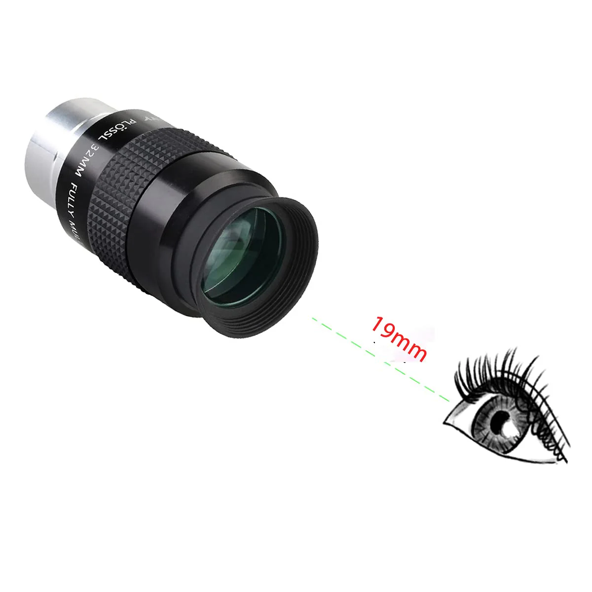 SVBONY SV131 Eyepiece 32mm 1.25 Inch Plossl Telescope Eyepiece Telescope Accessory Standard 1.25 inch Filter Threaded for Telescope - Image 6