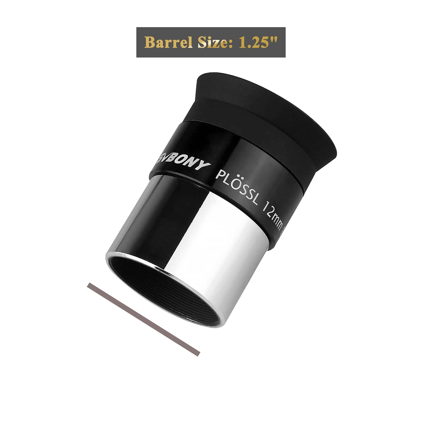 SVBONY SV131 Plossl Eyepiece, Telescope Eyepiece 12mm 1.25 Inch with 48 Degree Wide Field of View, HD Fully Multi-Coated Eyepieces for Observing Planet Lunar Surface - Image 2