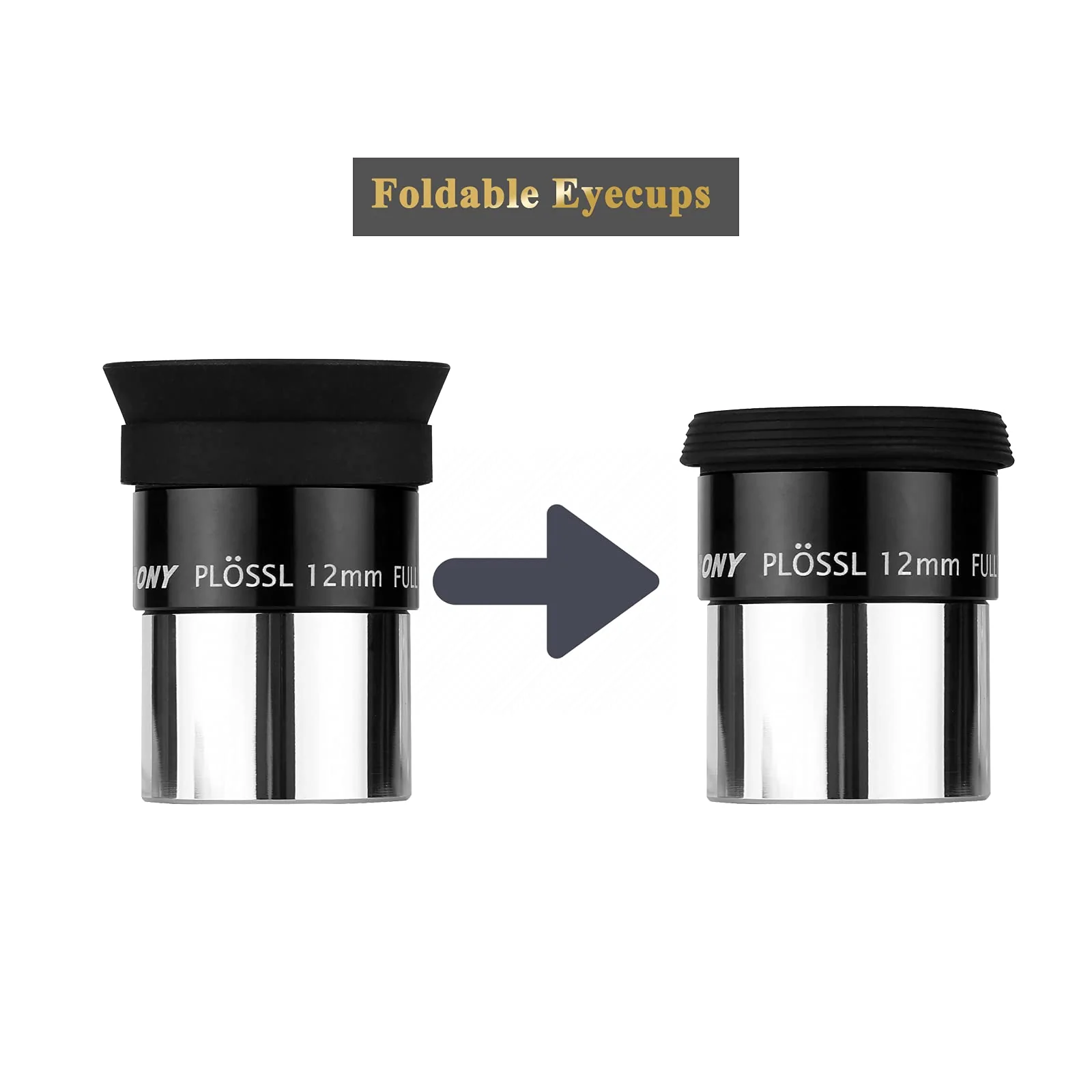 SVBONY SV131 Plossl Eyepiece, Telescope Eyepiece 12mm 1.25 Inch with 48 Degree Wide Field of View, HD Fully Multi-Coated Eyepieces for Observing Planet Lunar Surface - Image 4