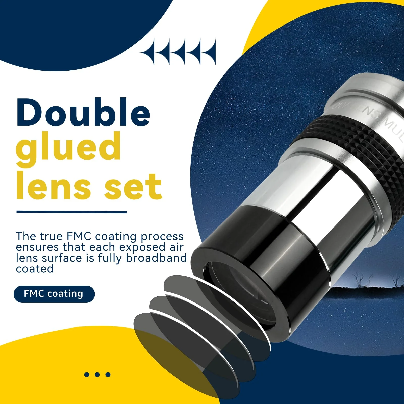 SVBONY SV137 Barlow Lens 1.25 Inch 2X Barlow Lens Metal Body Fully Multi Coated Telescope Accessory for Standard Telescope Eyepiece Astronomy - Image 4