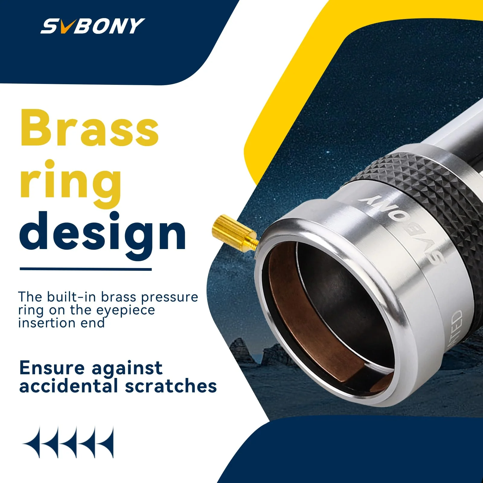 SVBONY SV137 Barlow Lens 1.25 Inch 2X Barlow Lens Metal Body Fully Multi Coated Telescope Accessory for Standard Telescope Eyepiece Astronomy - Image 5
