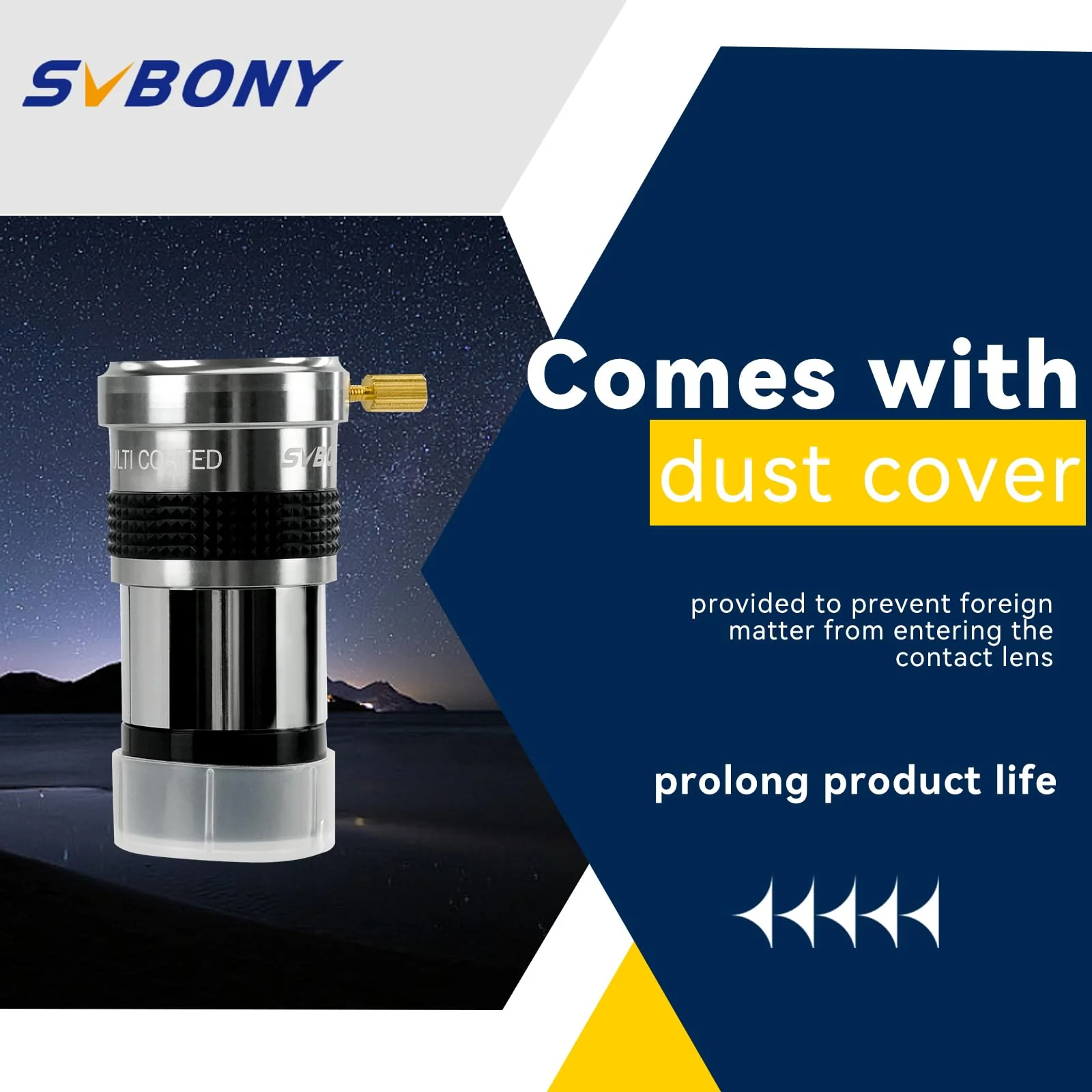 SVBONY SV137 Barlow Lens 1.25 Inch 2X Barlow Lens Metal Body Fully Multi Coated Telescope Accessory for Standard Telescope Eyepiece Astronomy - Image 7