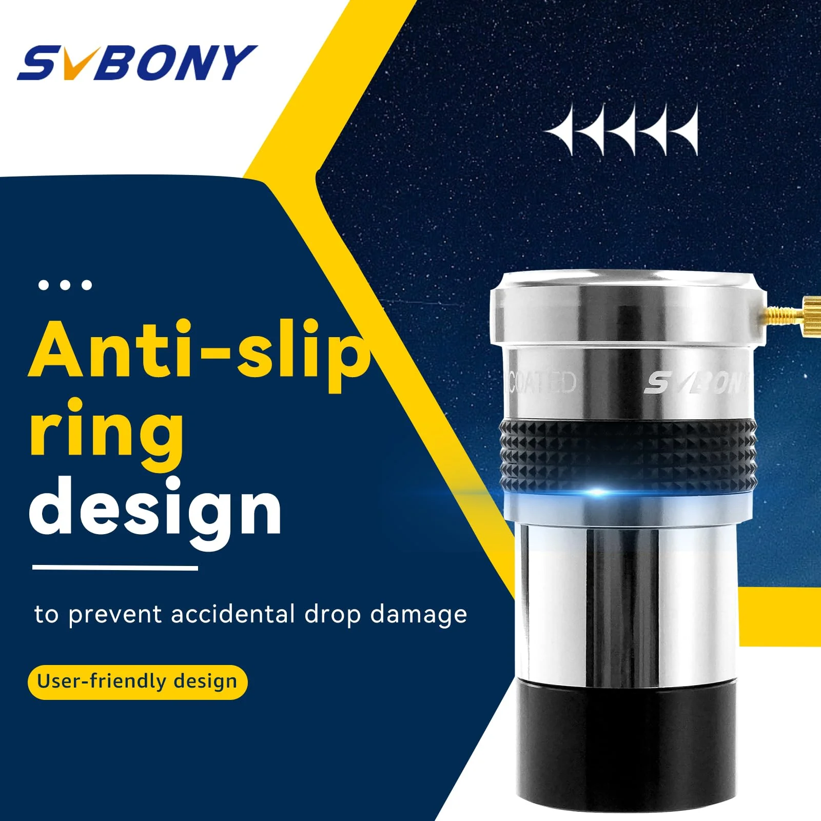 SVBONY SV137 Barlow Lens 1.25 Inch 2X Barlow Lens Metal Body Fully Multi Coated Telescope Accessory for Standard Telescope Eyepiece Astronomy - Image 8