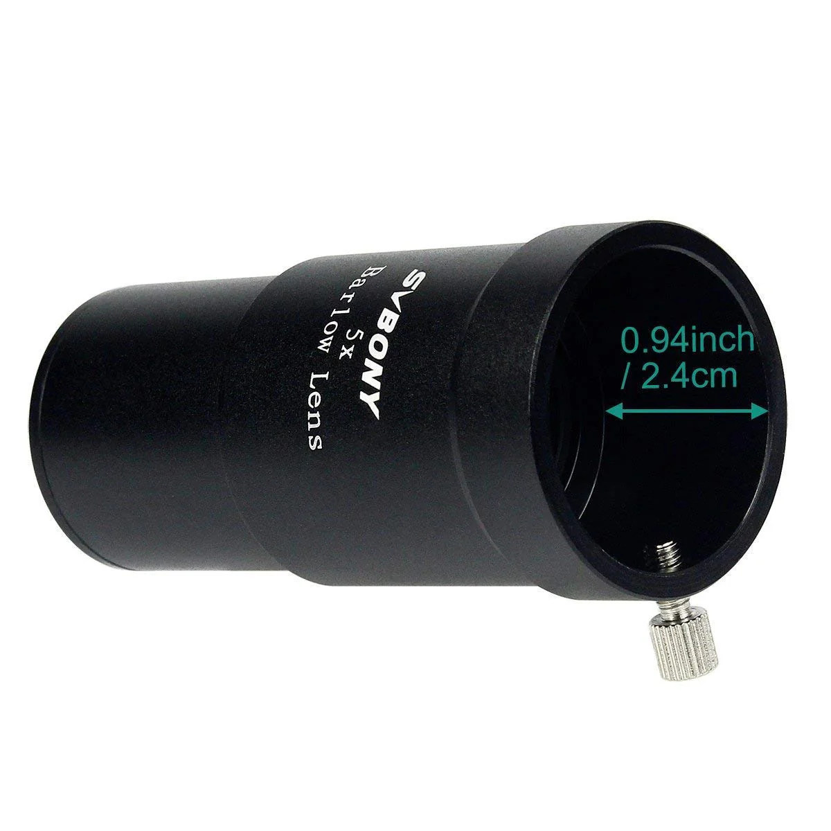 SVBONY Telescope Barlow Lens, 1.25 Inch Telescope Accessory, Fully Multi Coated Broadband Green Film Barlow Lens 5X for Telescope Eyepiece - Image 3