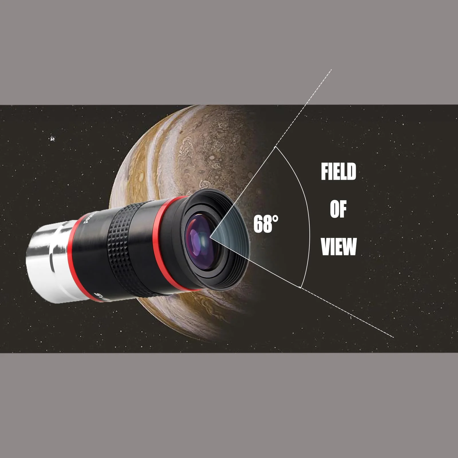SVBONY Telescope Eyepiece, 68 Degree Ultra Wide Angle Eyepiece 6mm, High Definition Fully Coated Telescope Accessories for Planetary Observation - Image 2