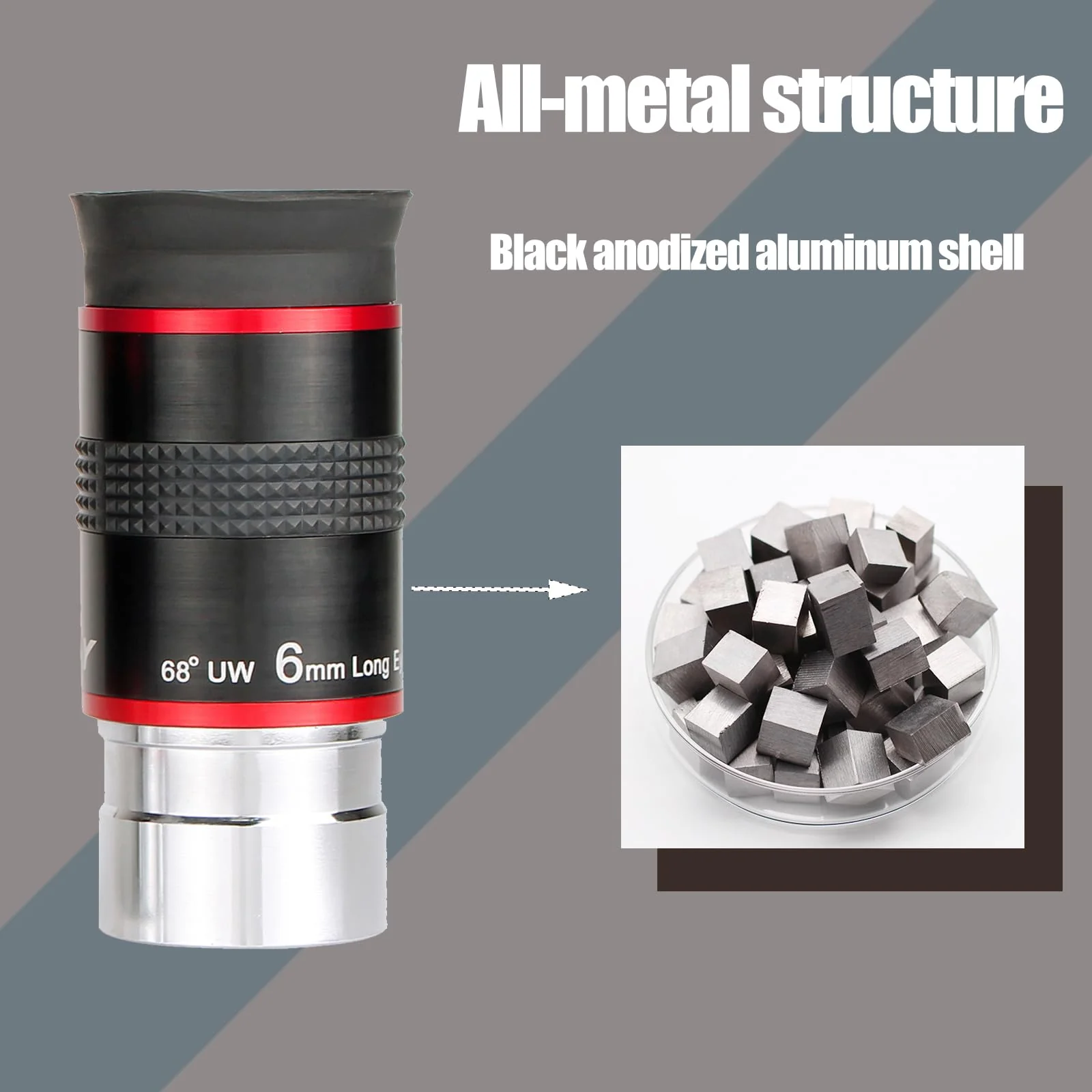 SVBONY Telescope Eyepiece, 68 Degree Ultra Wide Angle Eyepiece 6mm, High Definition Fully Coated Telescope Accessories for Planetary Observation - Image 6