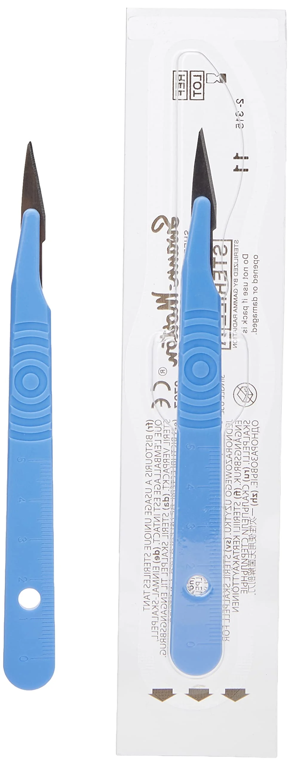 Swann Morton Disposable Scalpel, Sterile, 11 Size (Pack of 10) 11 US - Image 4