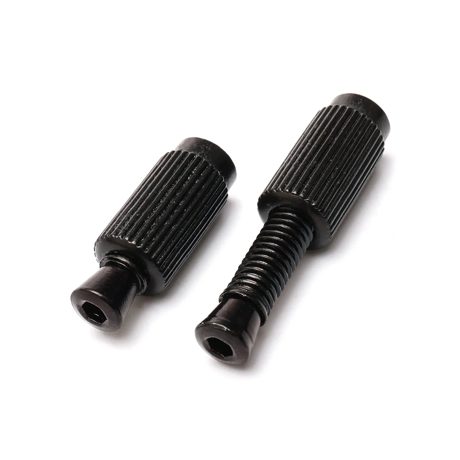 Swhmc Bridge Locking Nut 6 Strings Electric Guitar Tremolo Bridge Parts Set for Floyd Rose Type, Black - Image 4