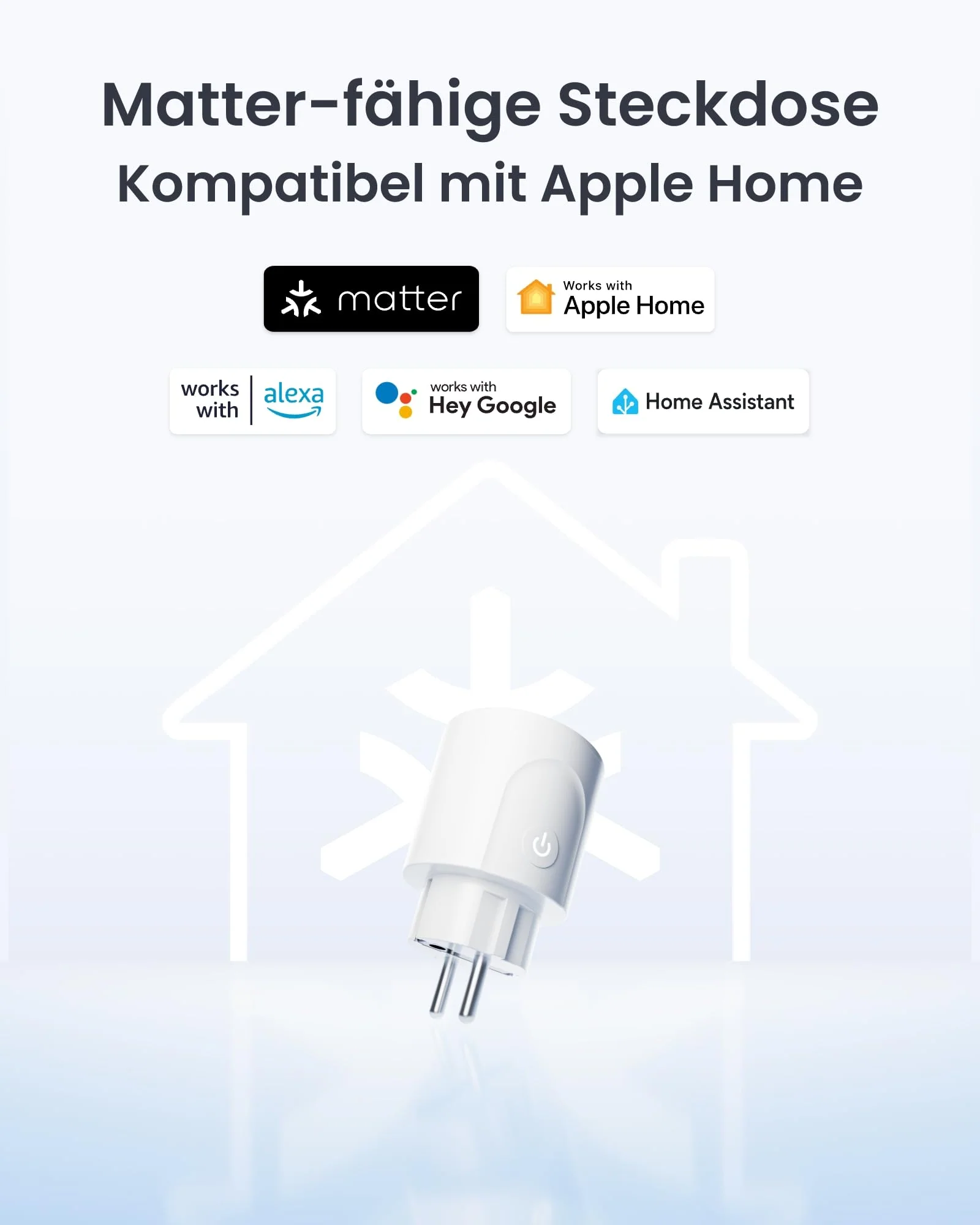 SwitchBot Plug Mini Matter Enabled with Power Monitoring, WiFi & Bluetooth Control, Compatible with Alexa, Google Home, Apple Home and Home Assistant, Voice Control & App Access, 16A Type-F 1 Pack - Image 3