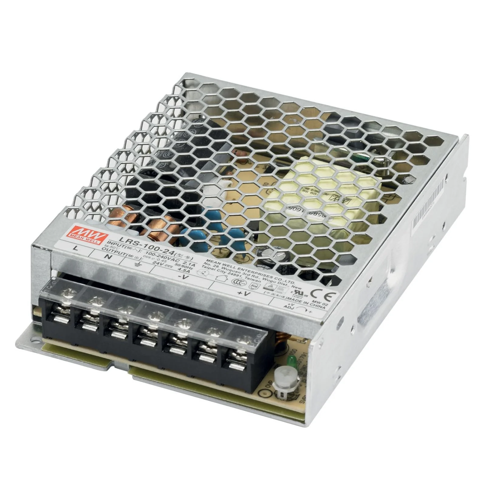 Switching Power Supply 108W 24V 4,5A ; MeanWell LRS-100-24 ; Transformer Driver - Image 2