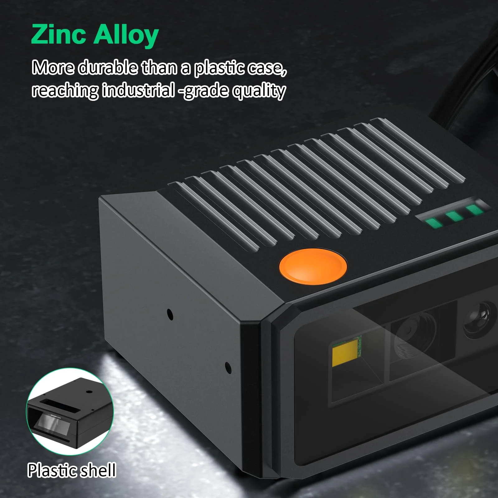 Symcode 2D Barcode Scanner - Fixed Mount, Ultra-Rugged Metal Cover, Auto Sensing 1D 2D QR Code Scanner - Image 8