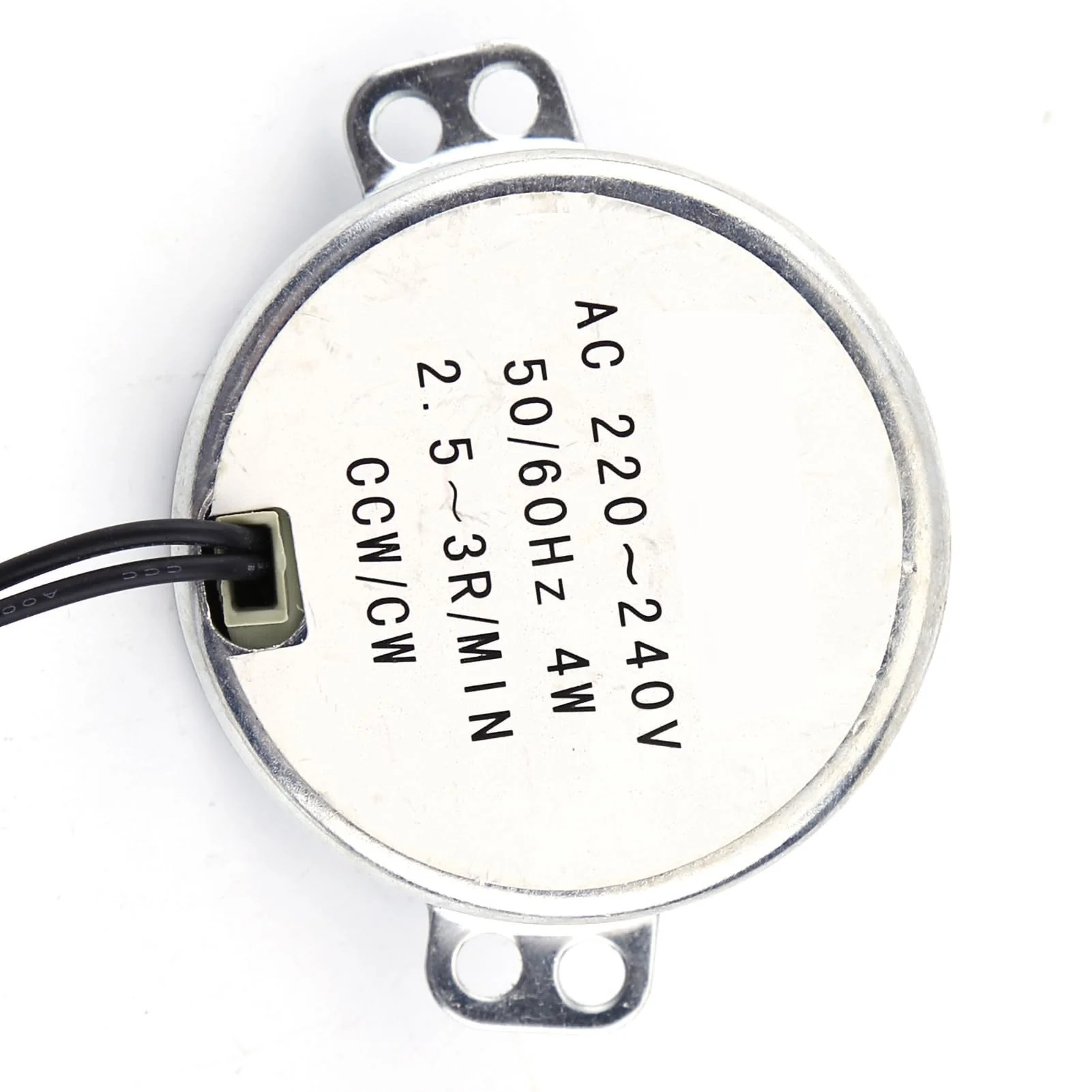 Synchronous Motor 230V Synchronous Motor 230V - 1 Piece 220 240V AC Synchronous Motor Gear Motor 4W CW CCW 1 Piece AC 220-240V EL Motor Coil Does Not Burn When Overload (2.5-3rpm) Pyramid 2,5–3 U/min - Image 2